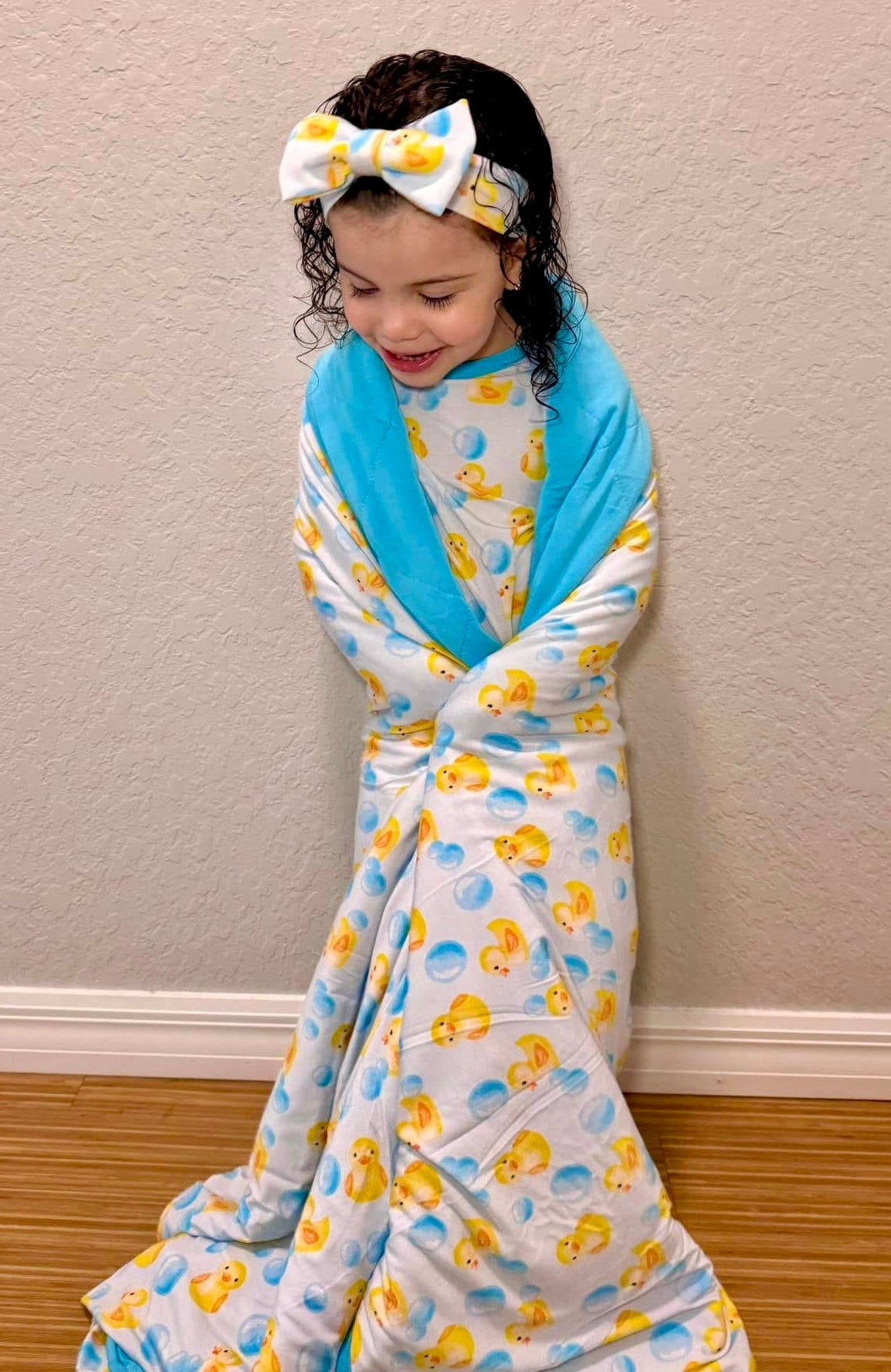 Rubber Ducky Quilted Blanket
