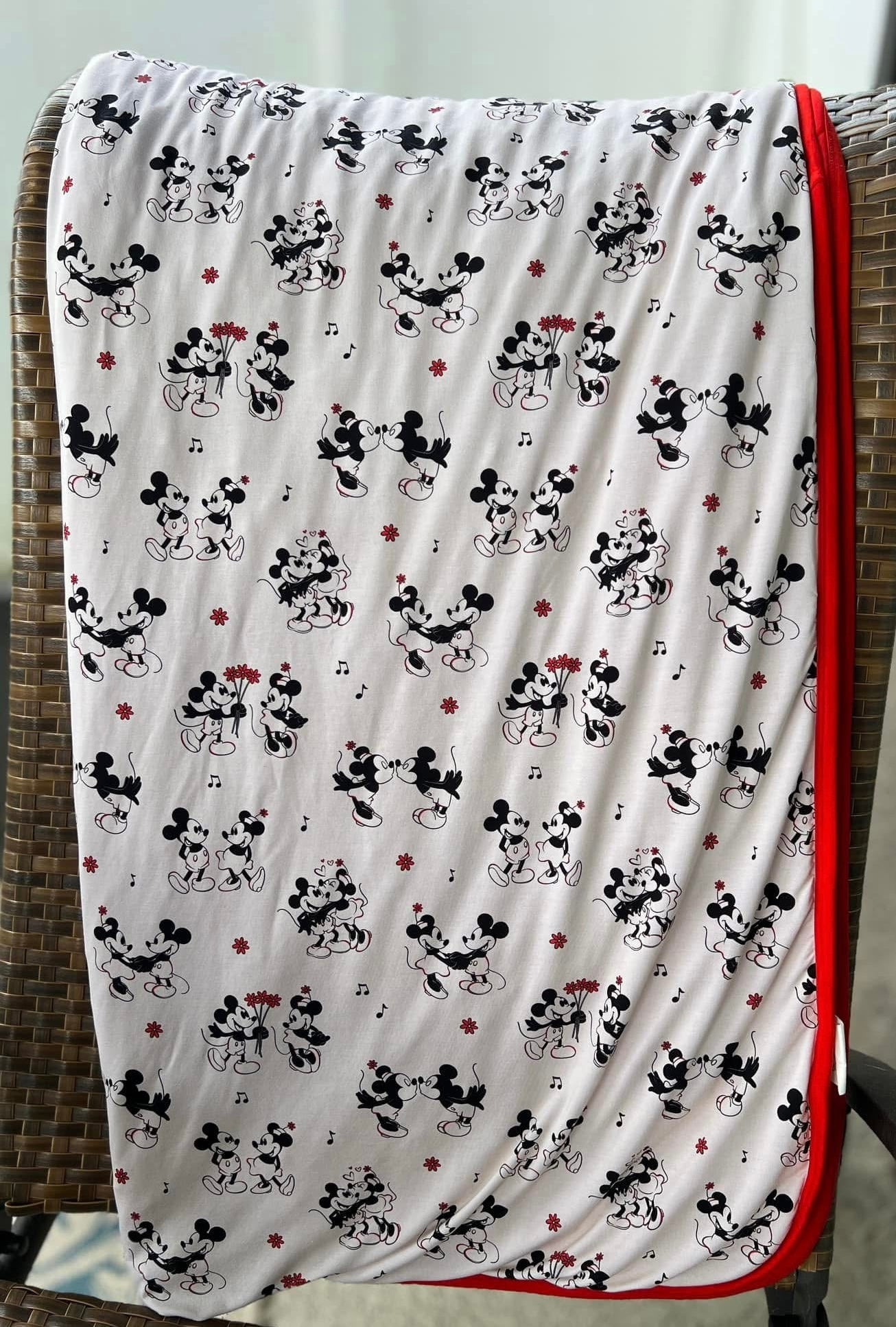 Steamboat Willie’s Timeless Romance Quilted Blanket