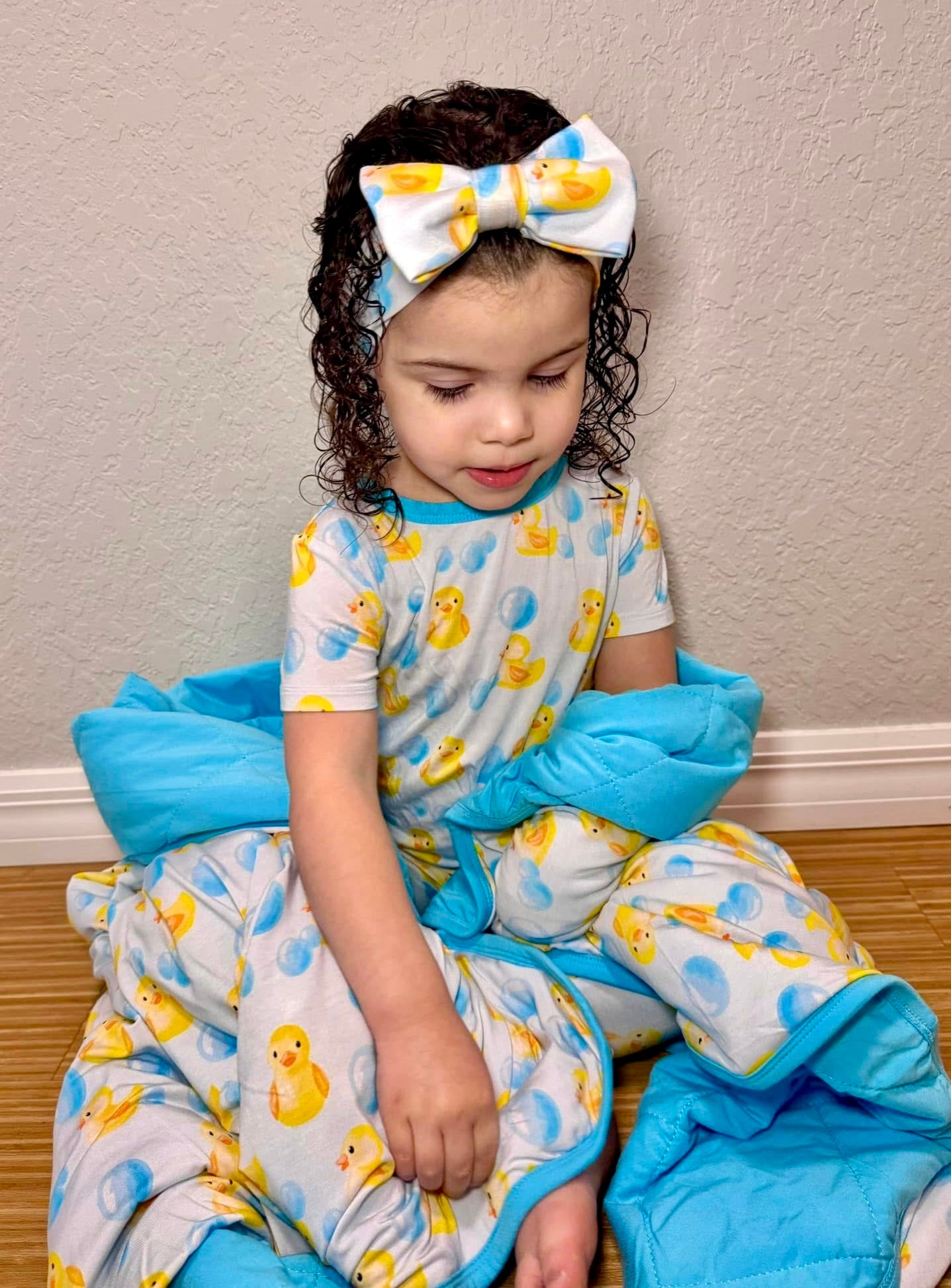 Rubber Ducky Quilted Blanket