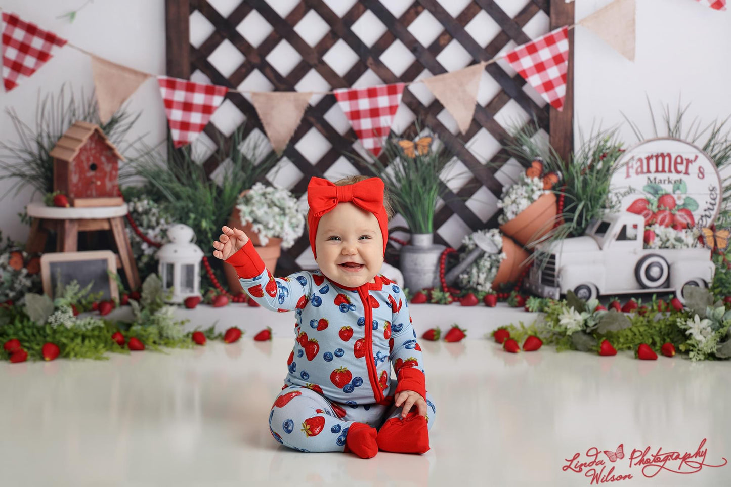 Red Bow Headwrap