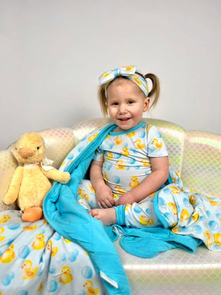 Rubber Ducky Quilted Blanket