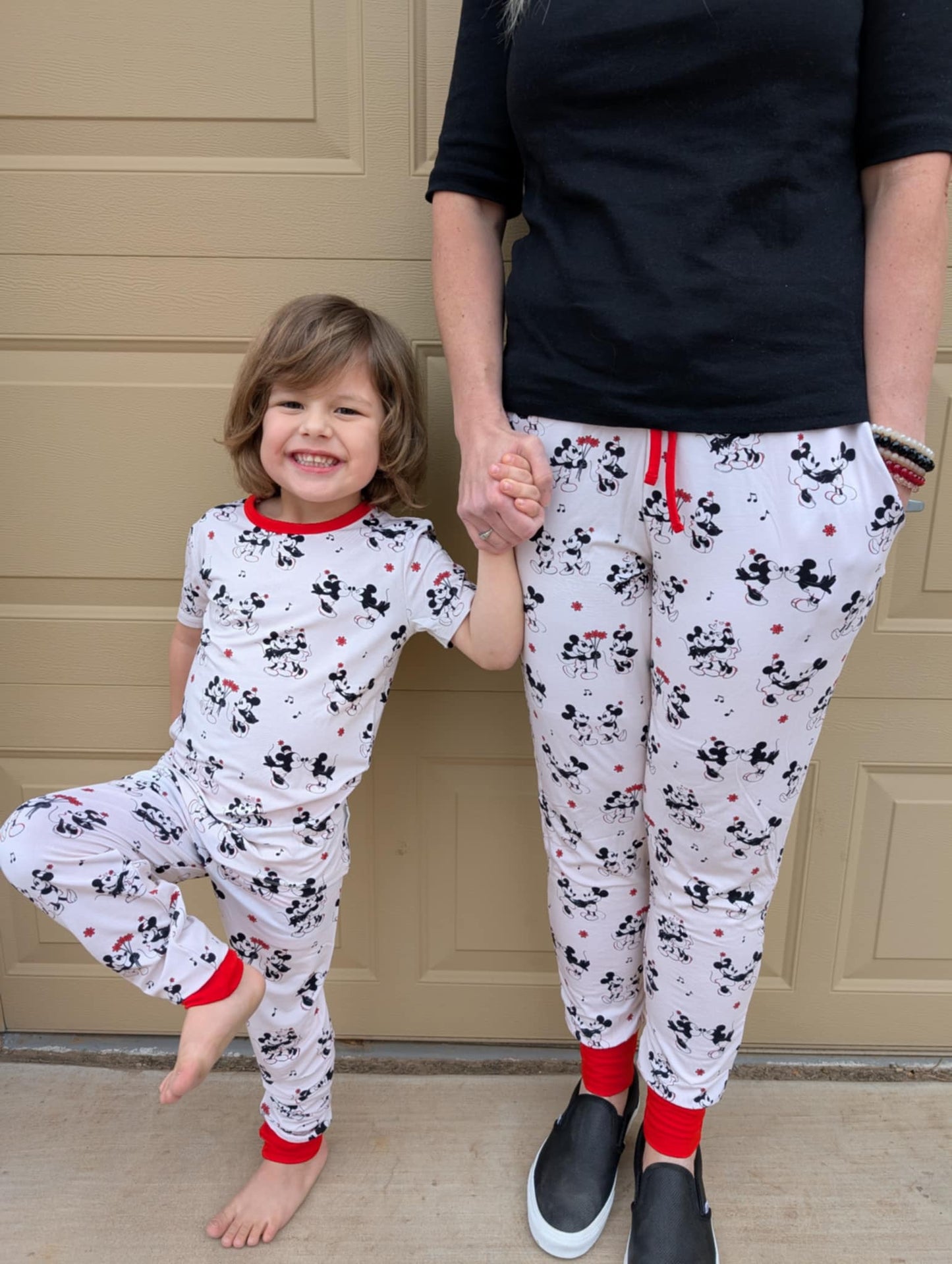 Steamboat Willie’s Timeless Romance Two-Piece Pajamas