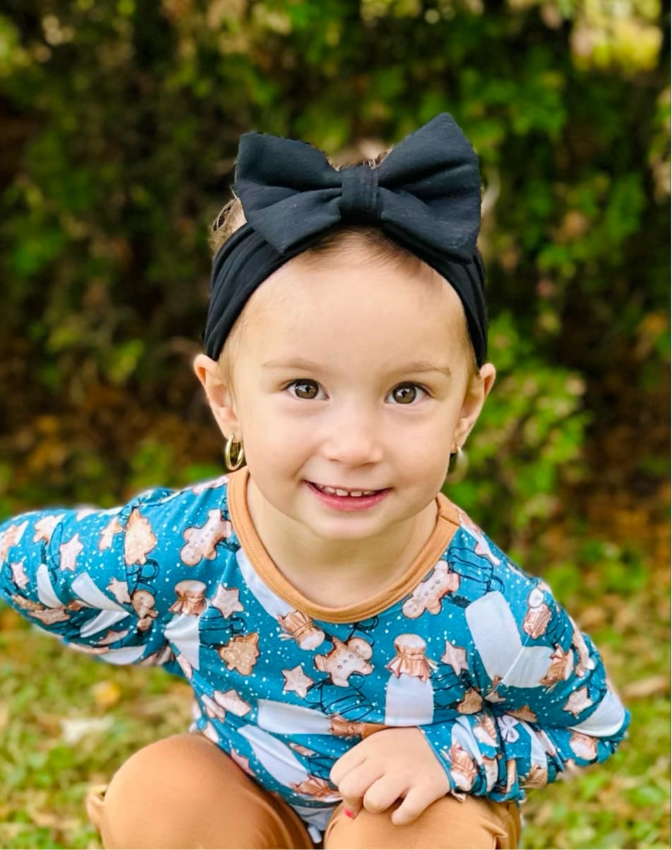 Black Bow Headband