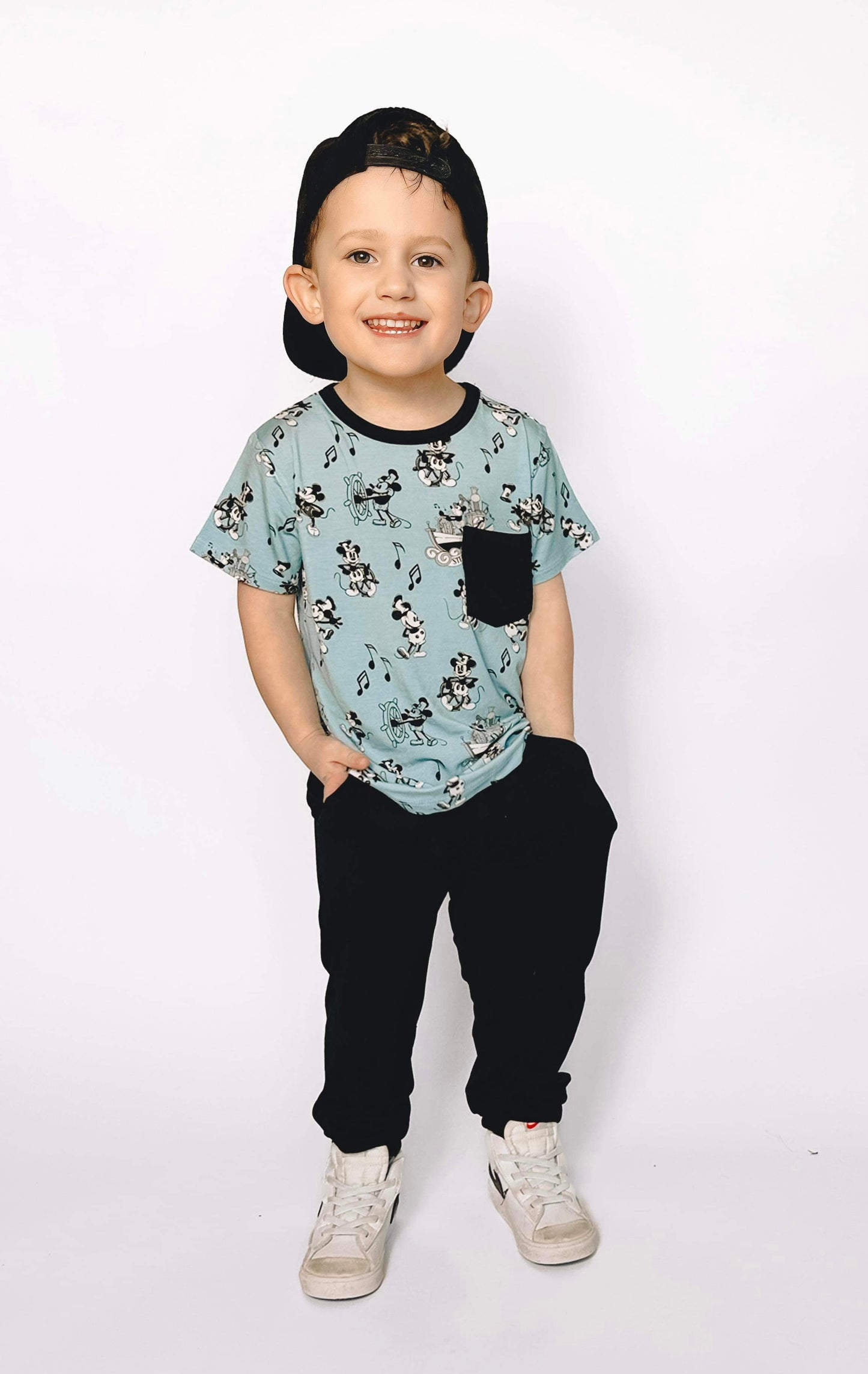 Steamboat Willie Pocket Tee and Jogger Set