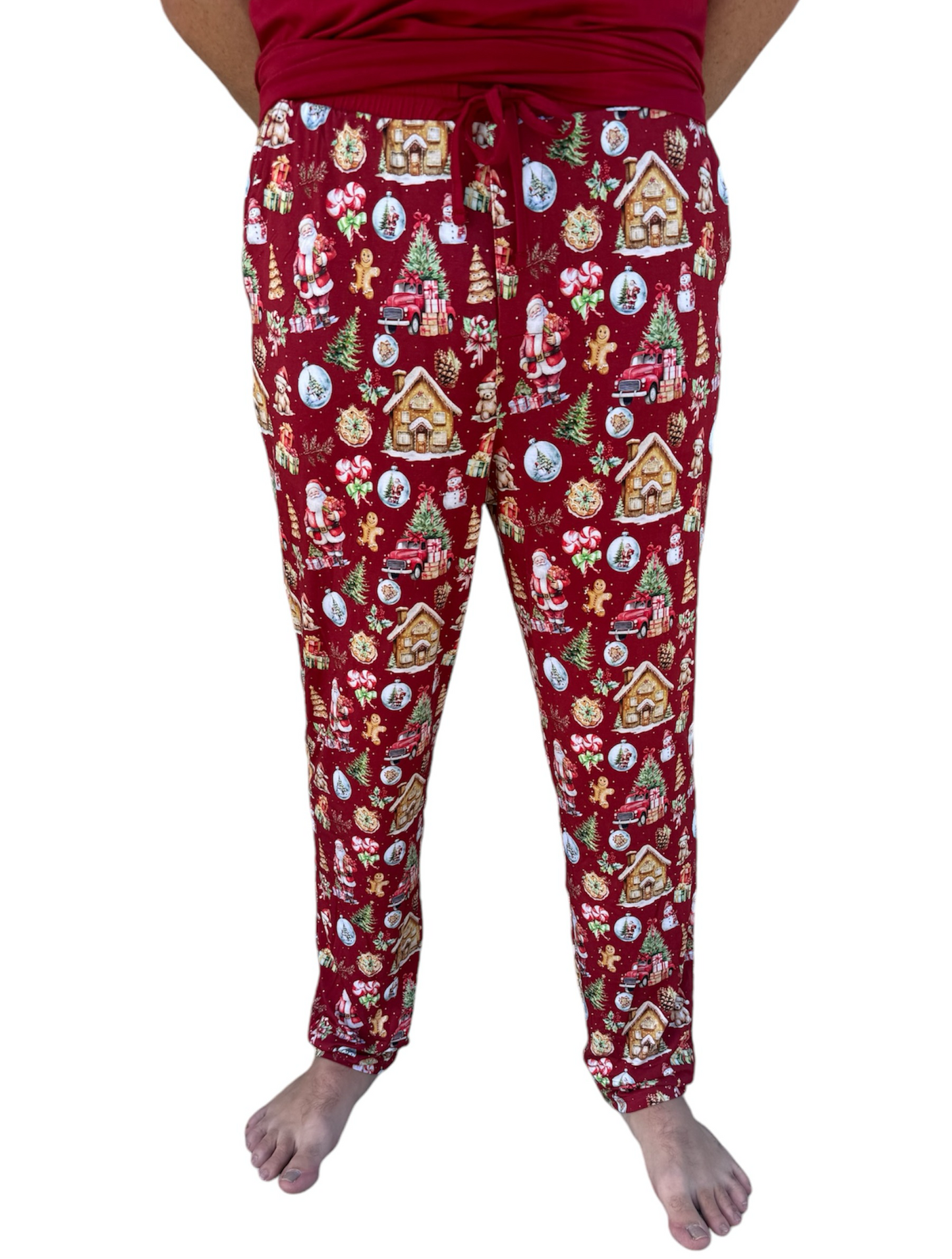 Classic Santa Mens Pajama Pants