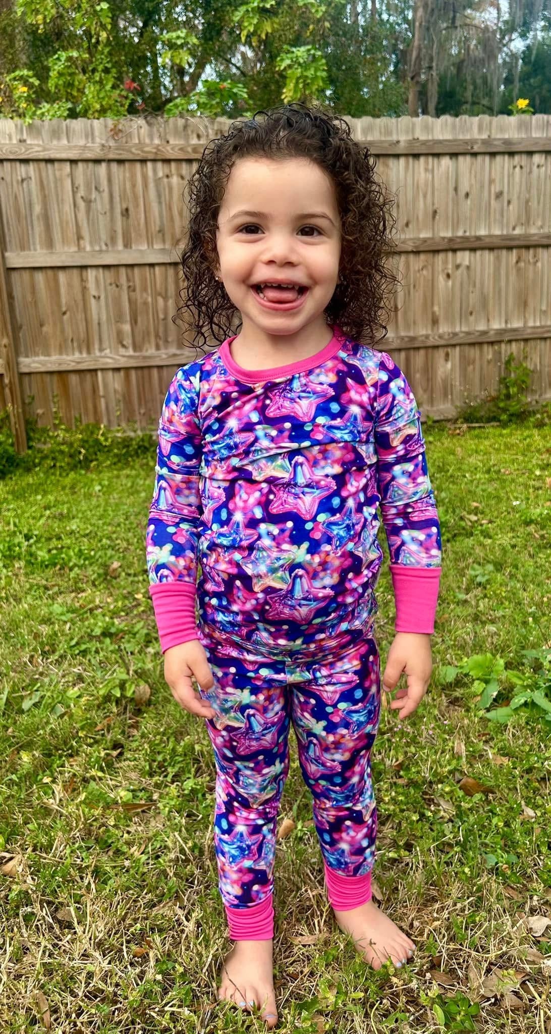 Cosmic Burst Two-Piece Pajamas