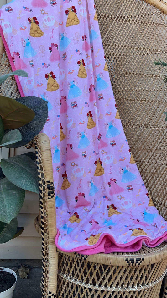 Sweet Dreams Princess Quilted Blanket