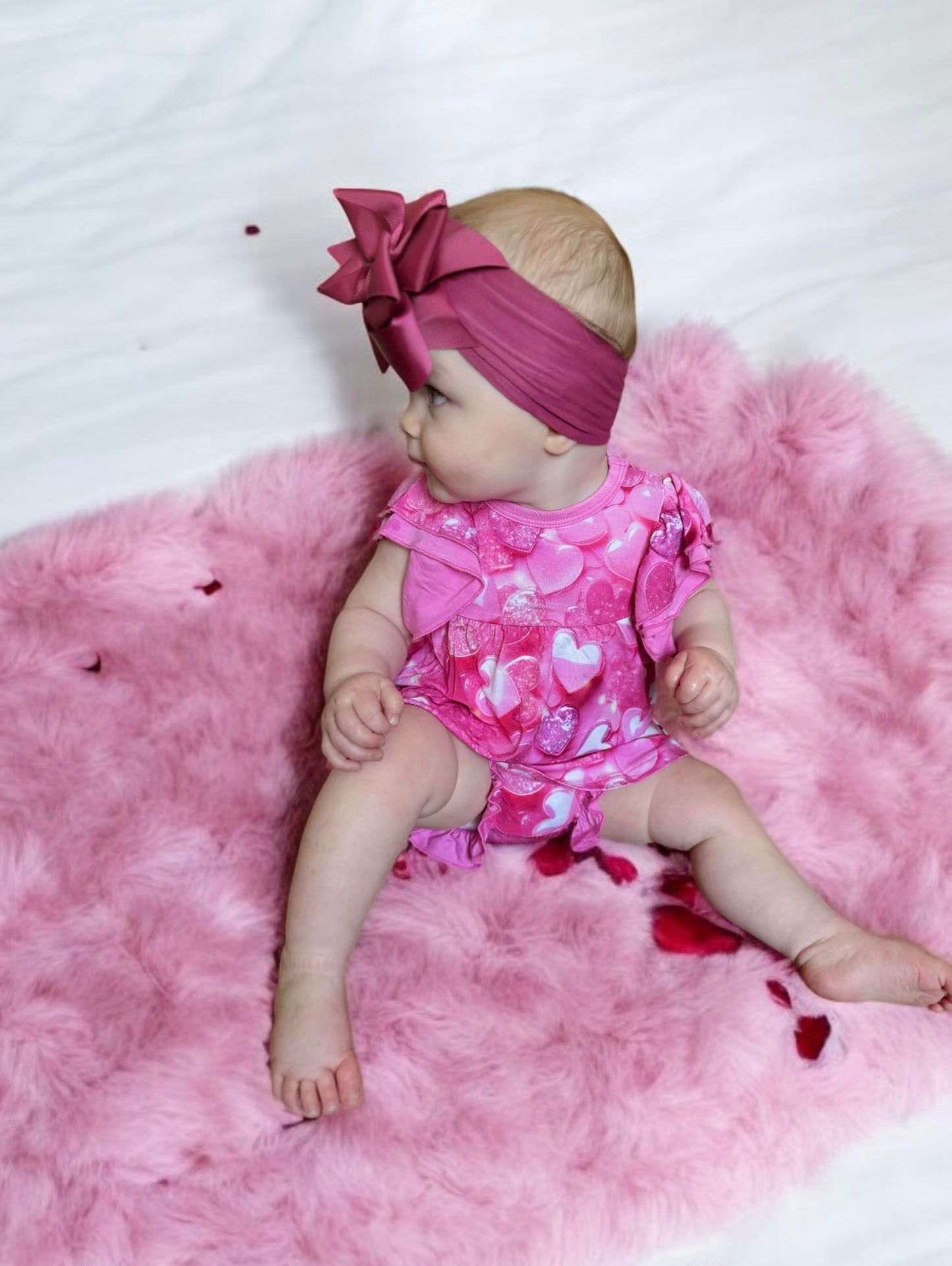 A Mothers Love Ruffle Two Piece Bloomer Set