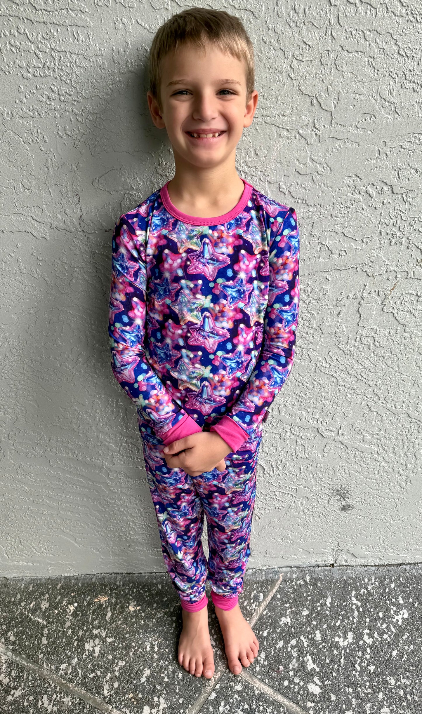 Cosmic Burst Two-Piece Pajamas