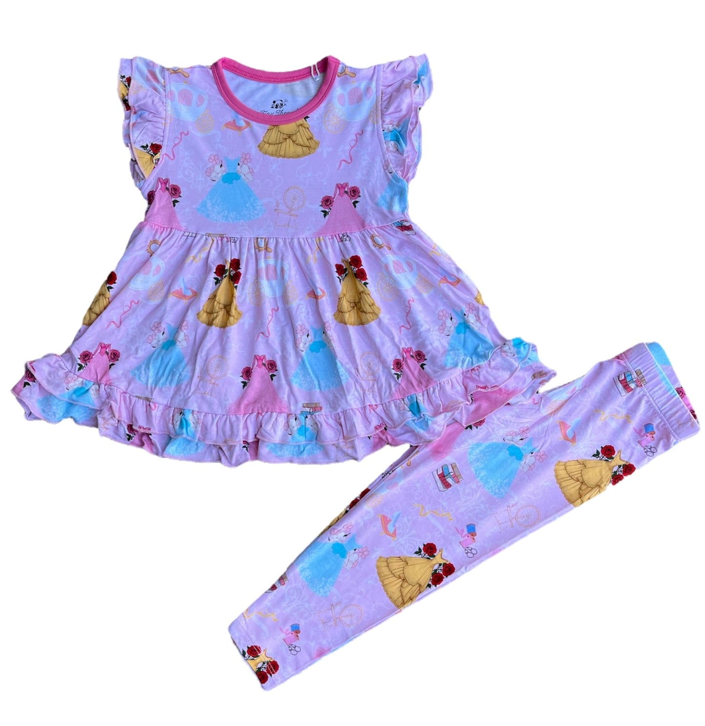 Sweet Dreams Princess Peplum Two Piece Set