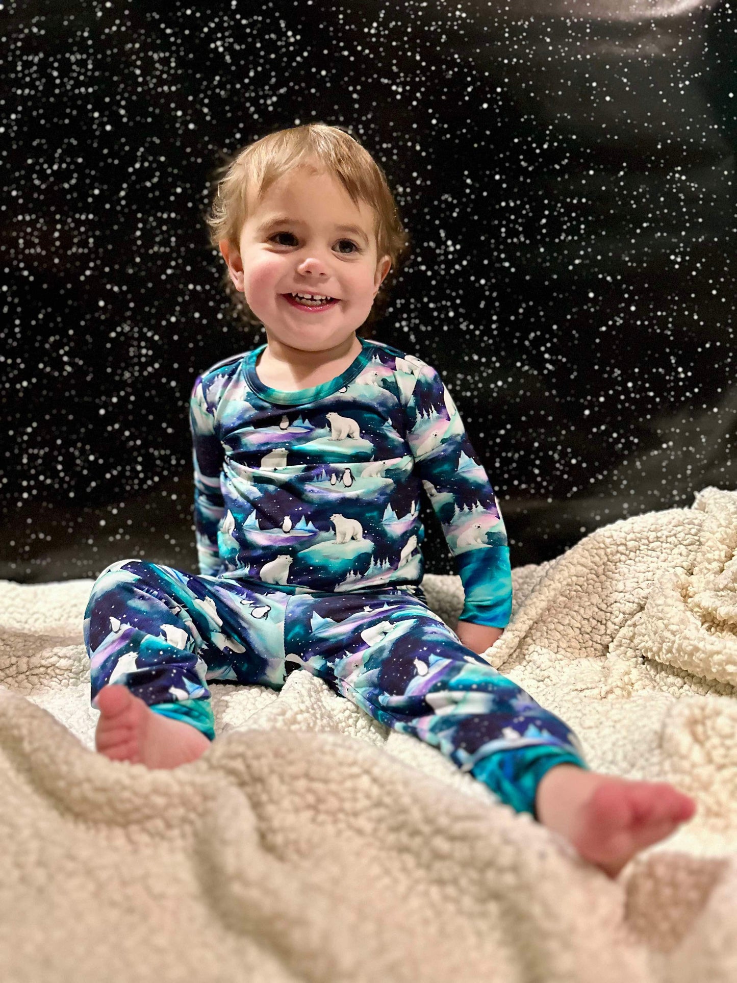 Aurora Bearealis Two-Piece Pajamas