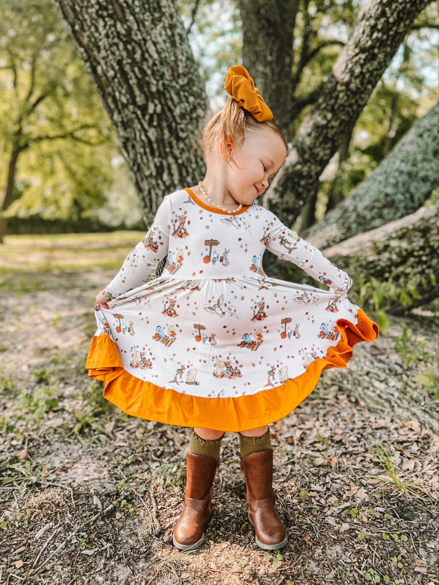 Fallin’ For Pooh Twirl Dress