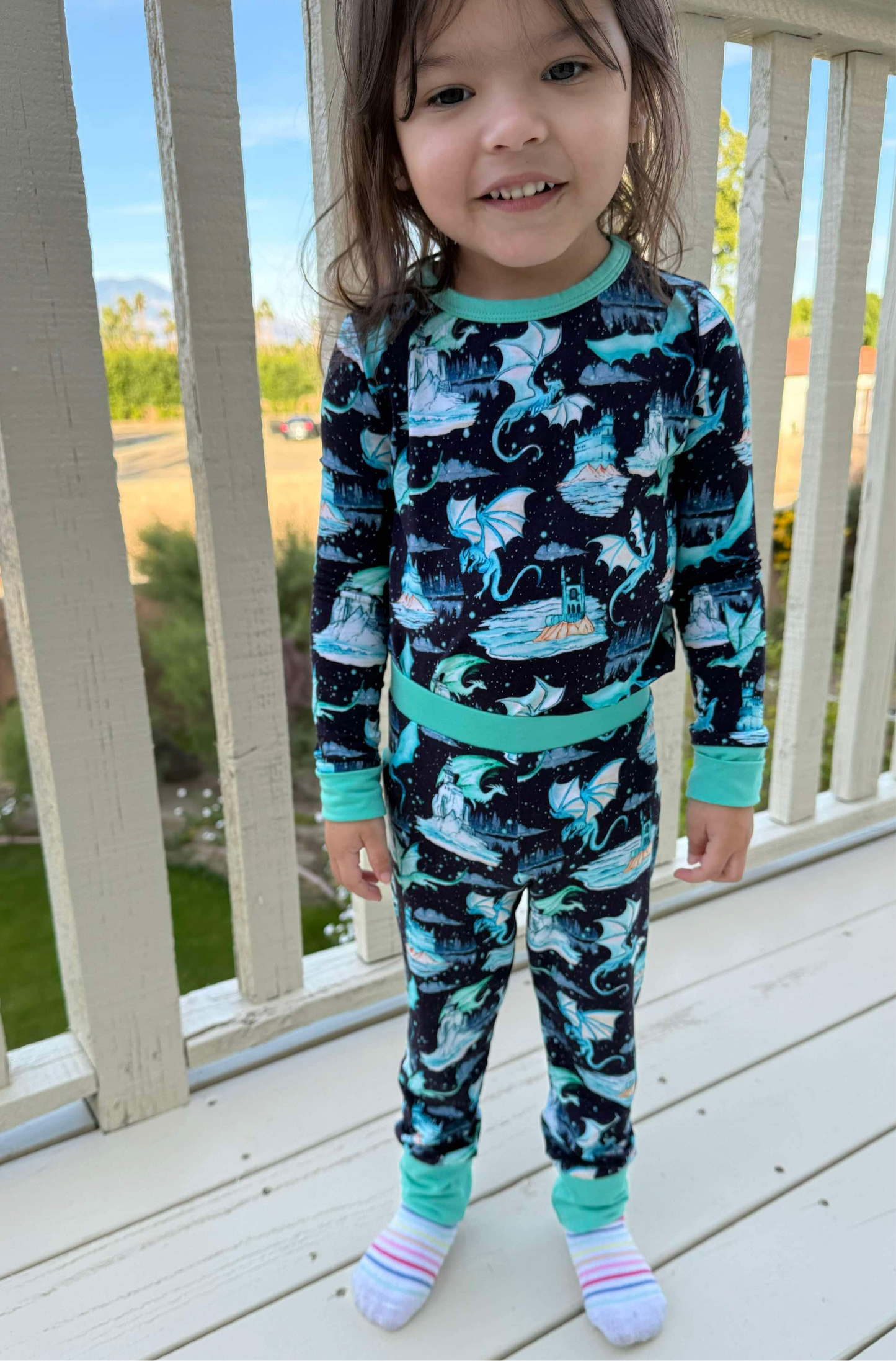 Year of the Dragons Two-Piece Pajamas