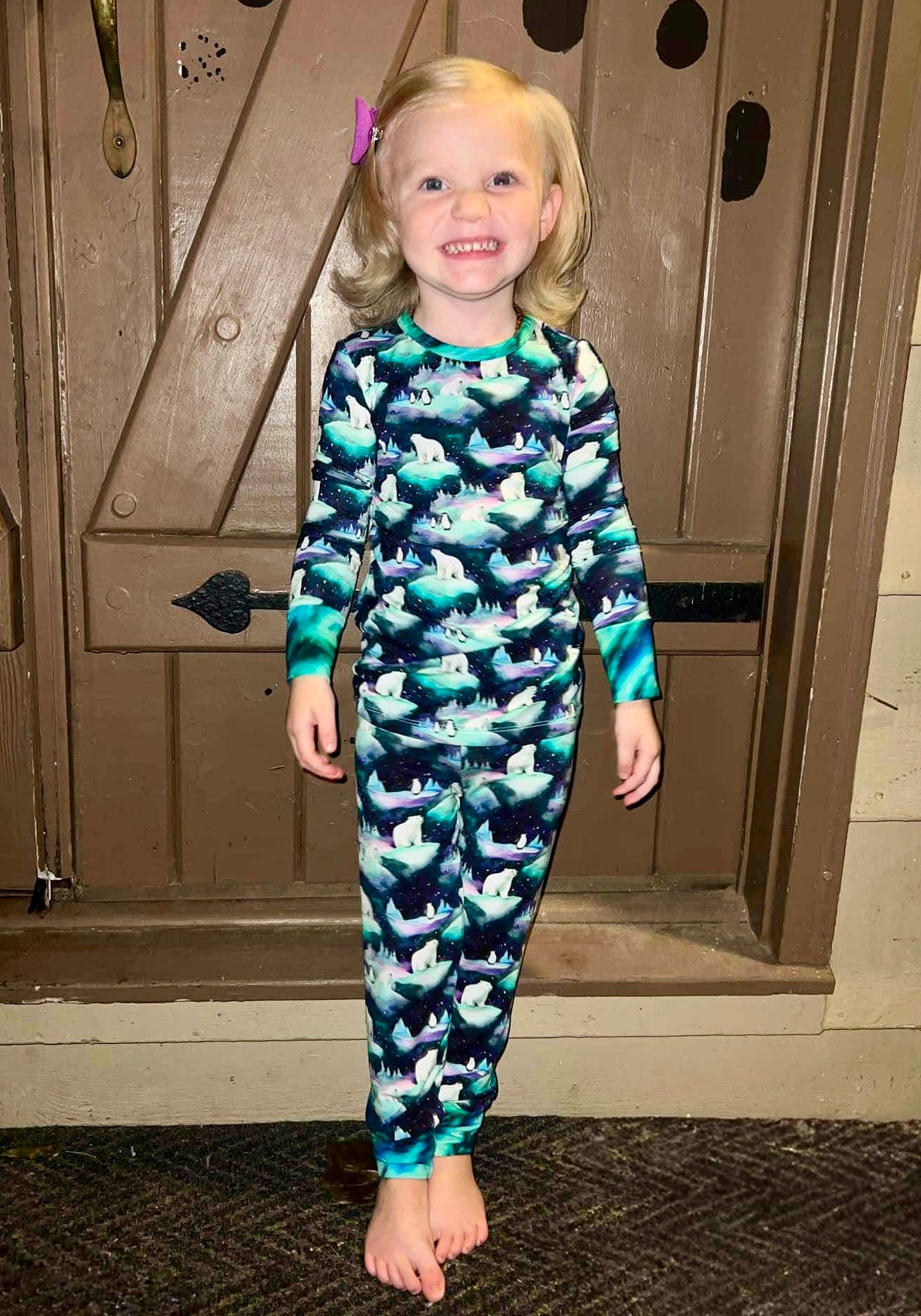 Aurora Bearealis Two-Piece Pajamas