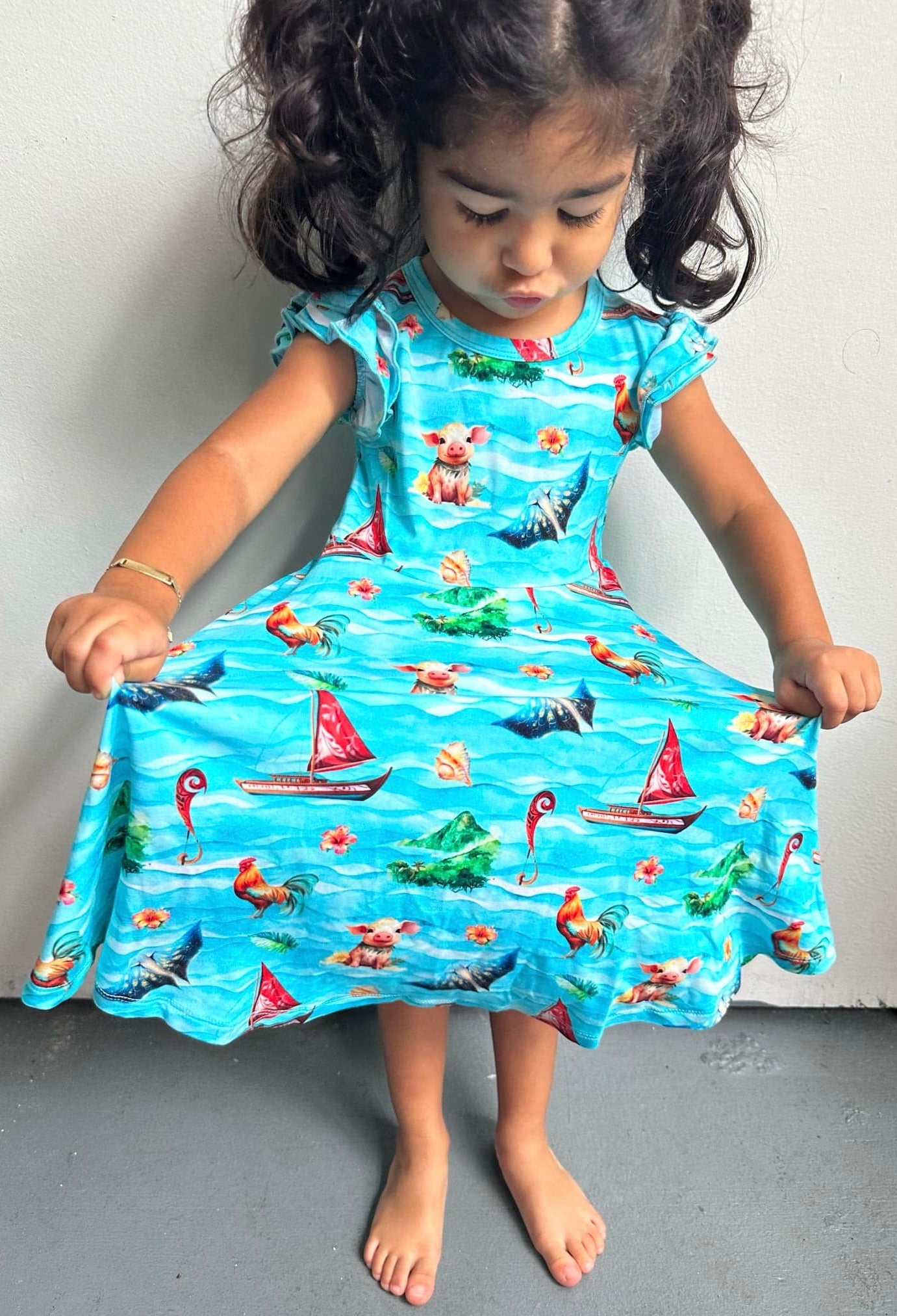 Oceans Calling Twirl Dress