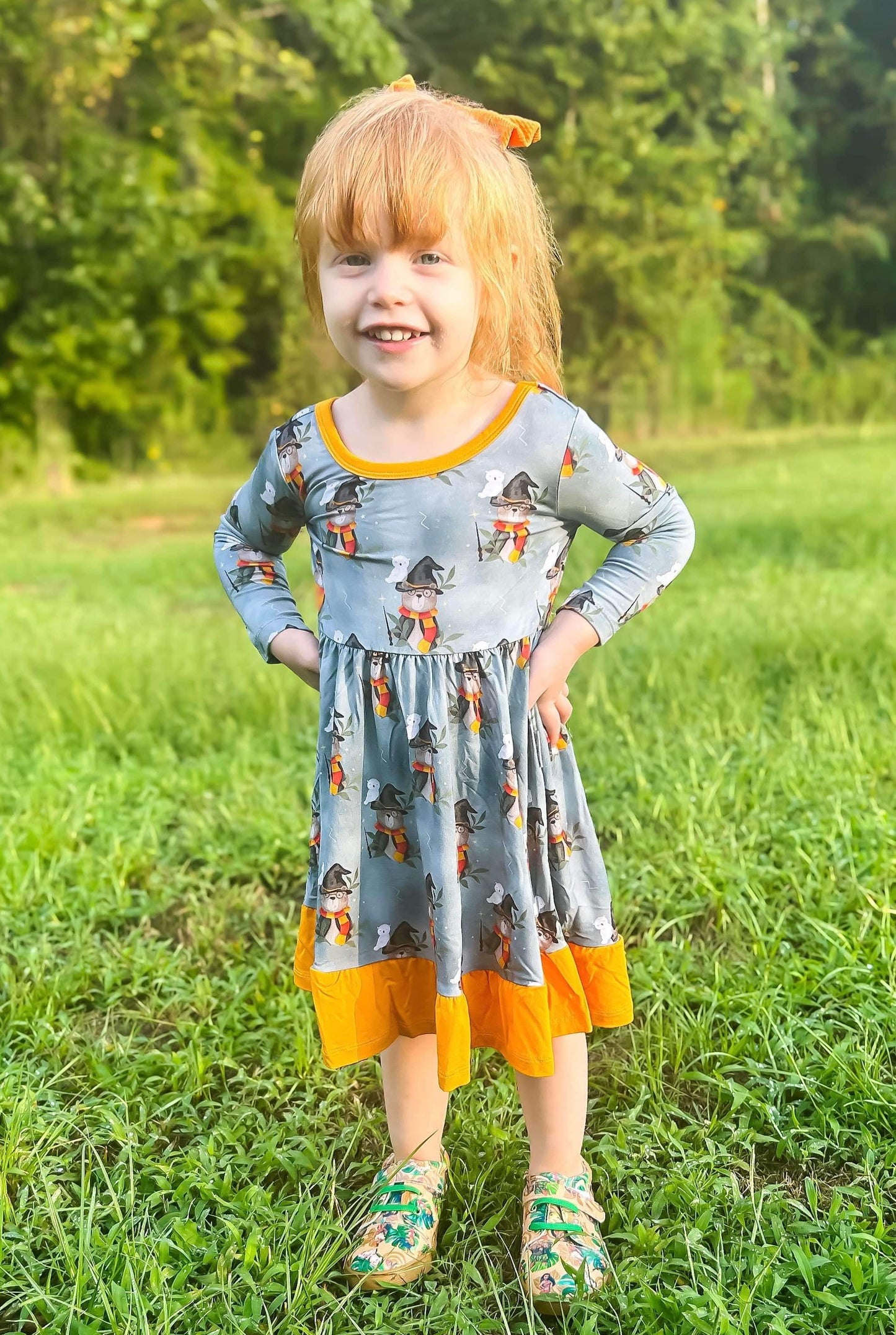 Beary Potter Twirl Dress