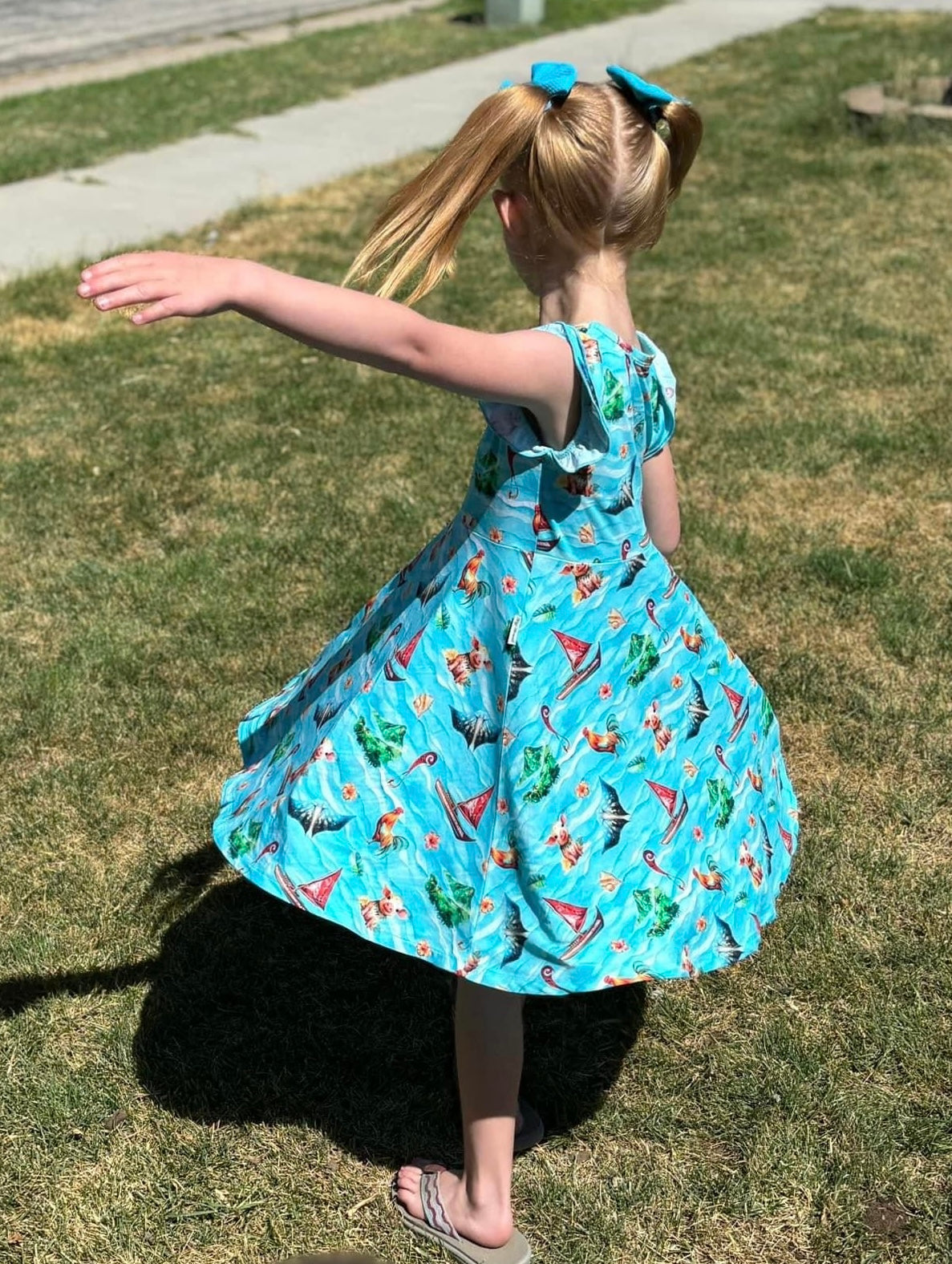 Oceans Calling Twirl Dress