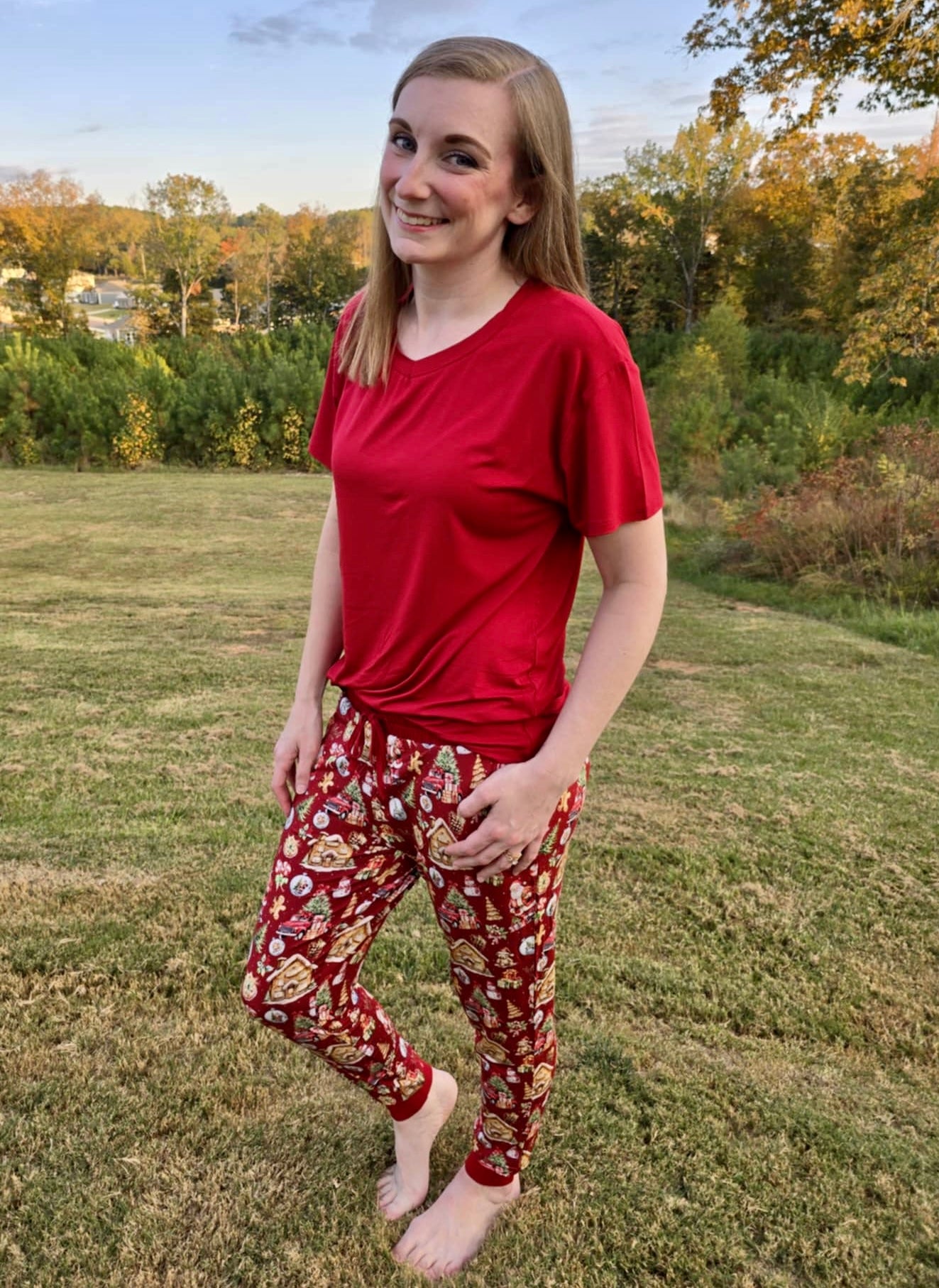 Woman’s Red Shirt