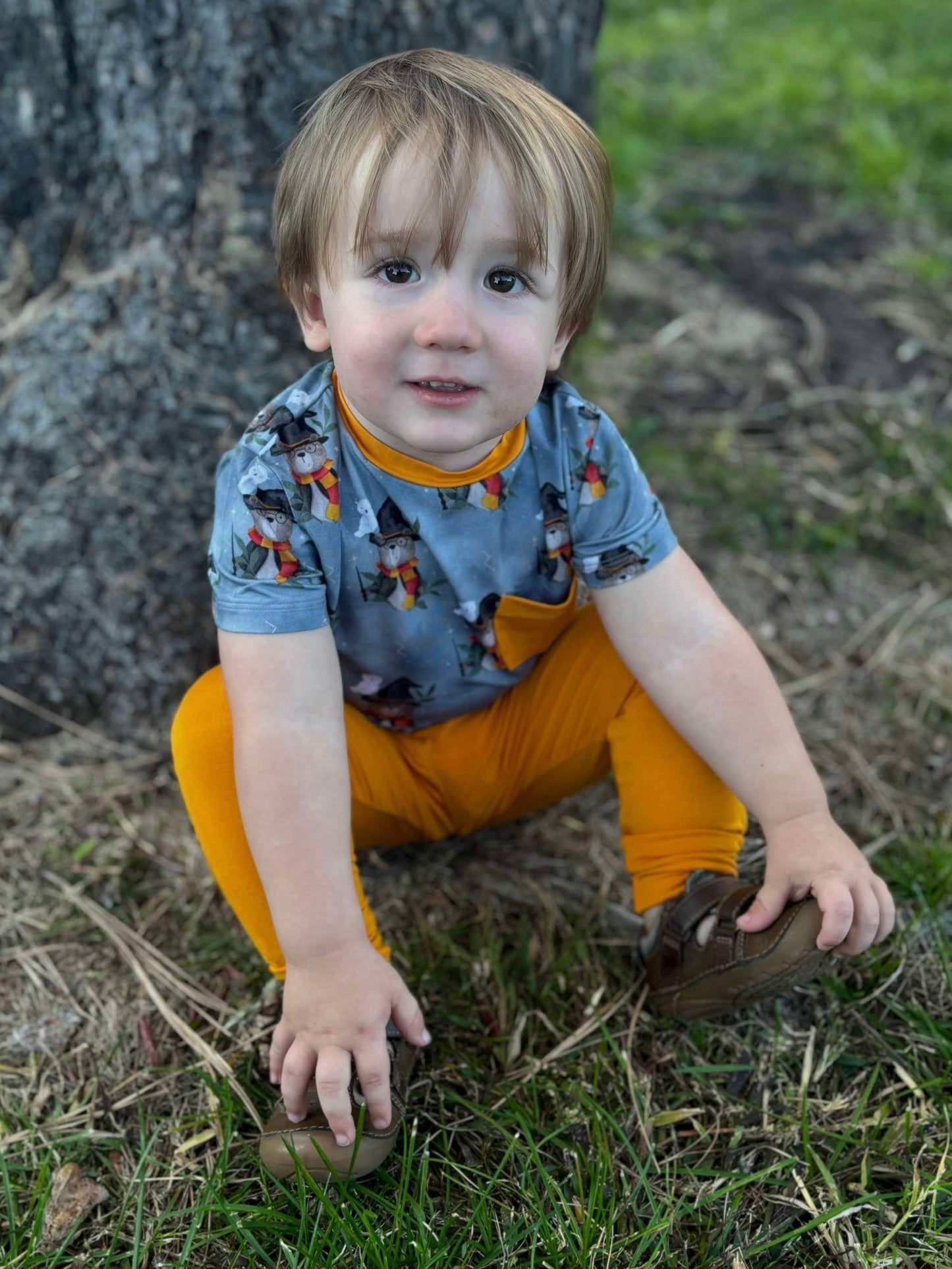 Beary Potter Pocket Tee and Jogger Set