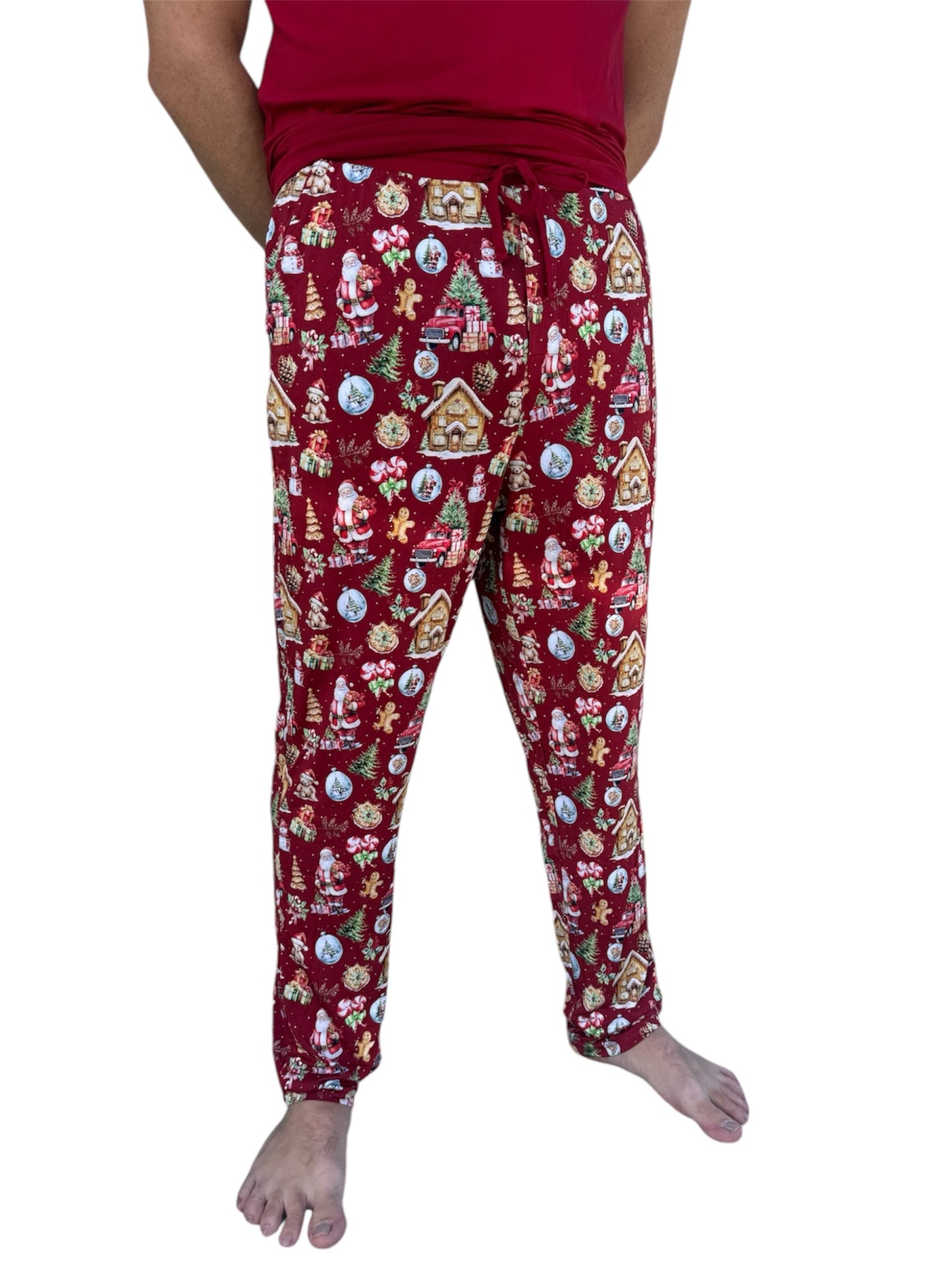 Classic Santa Mens Pajama Pants