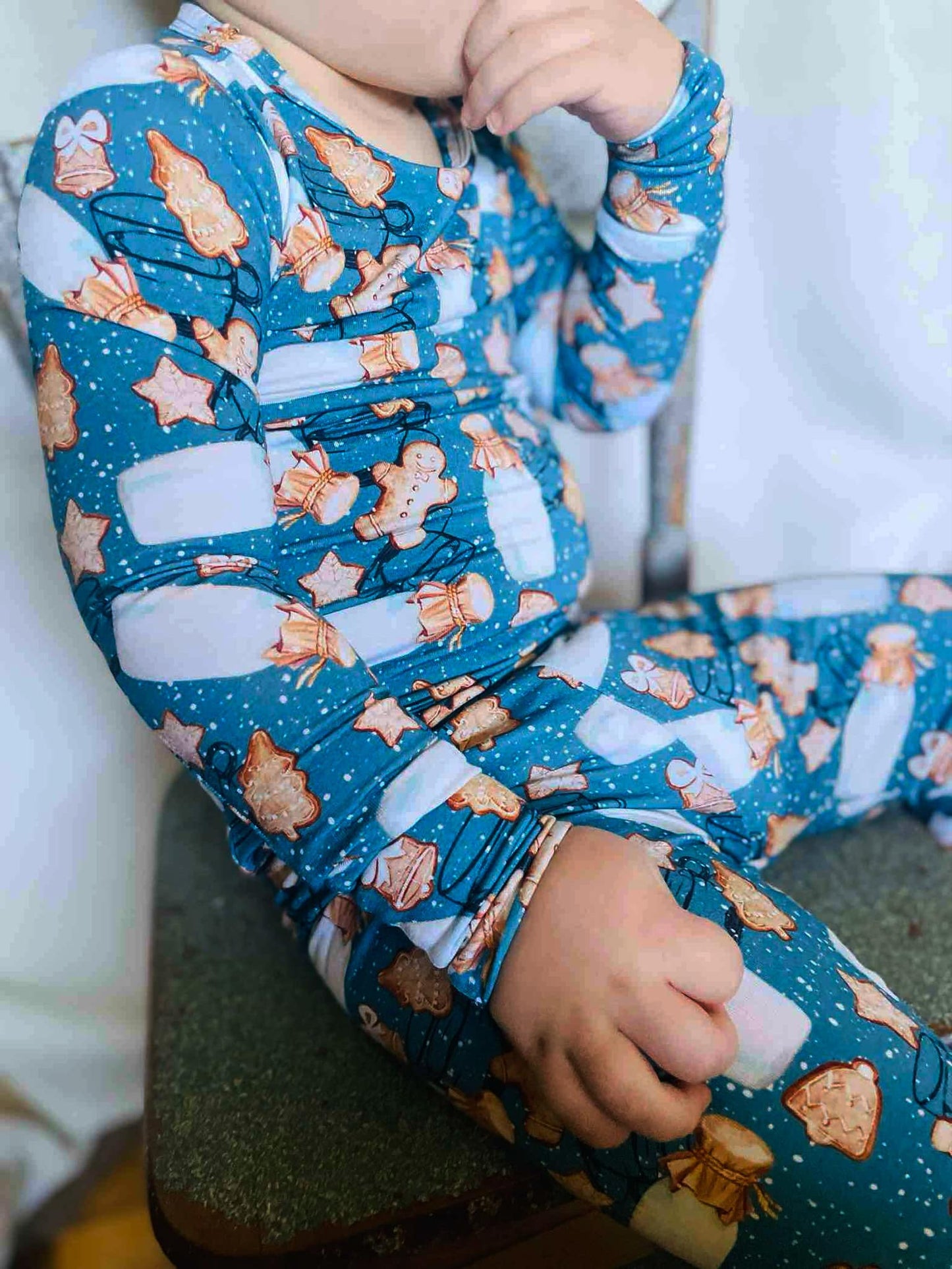 Milk and Cookies Two-Piece Pajamas