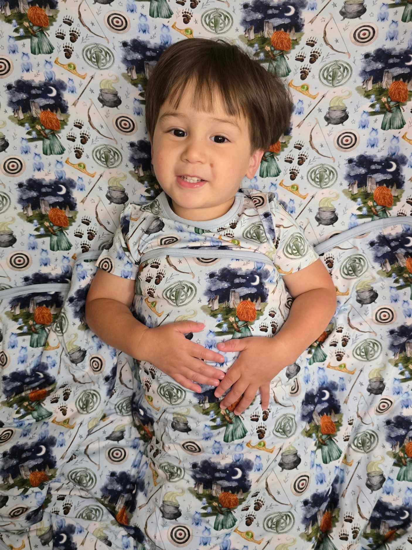 “Tiny but Brave” Quilted Blanket
