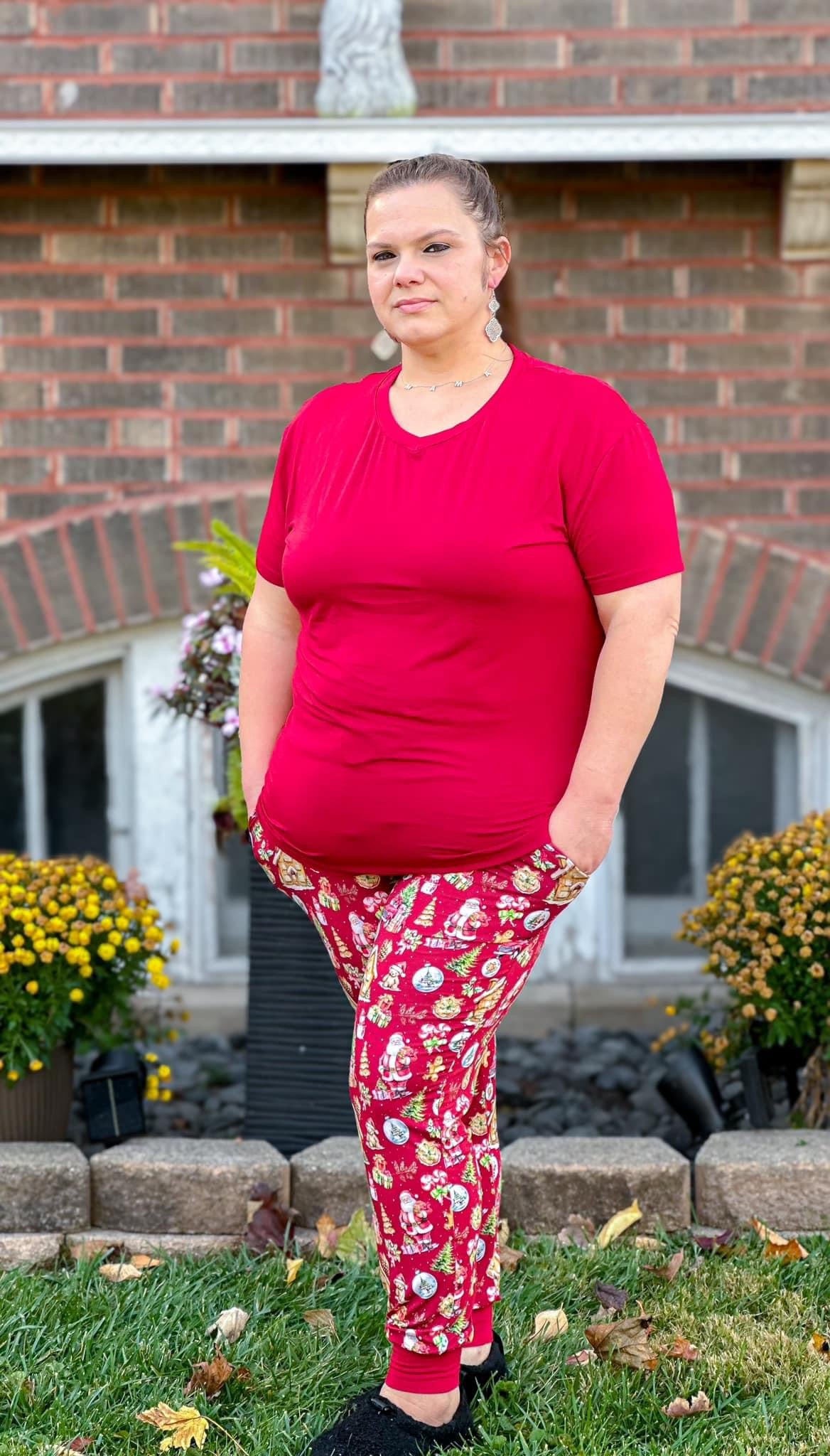 Woman’s Red Shirt