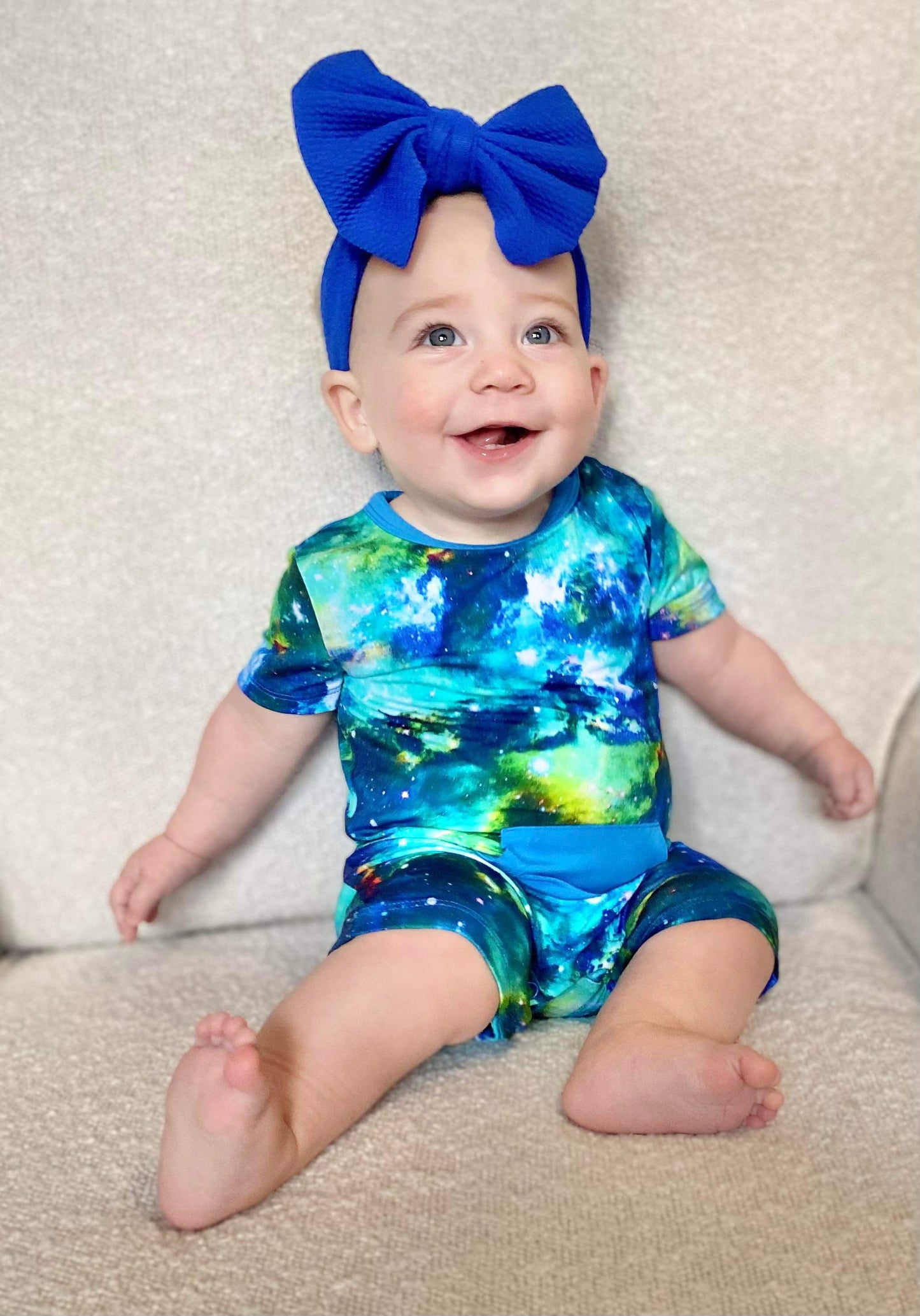 Galaxy Shorty Romper