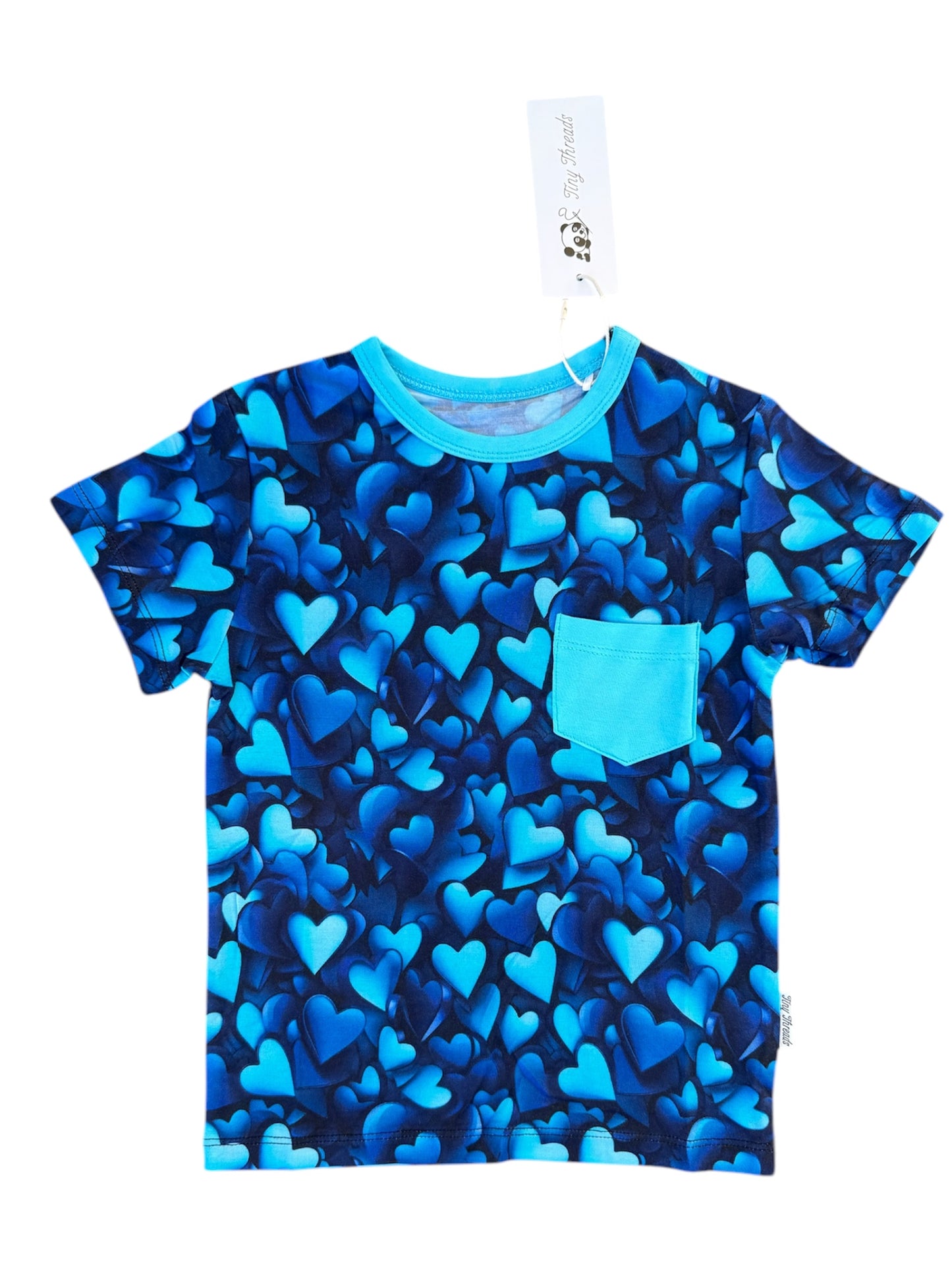 Heartfelt Blues Pocket T-Shirt