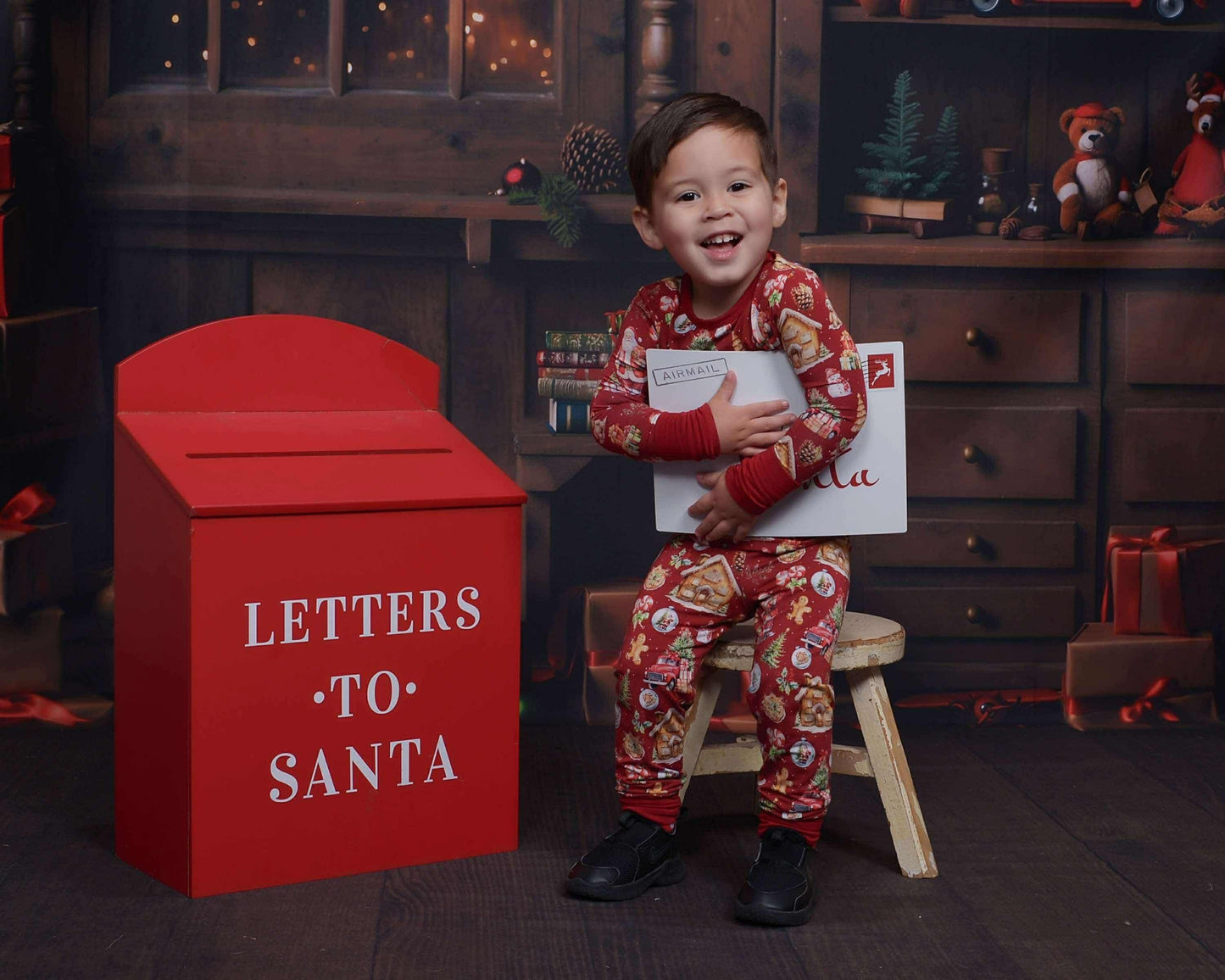 Classic Santa Two-Piece Pajamas