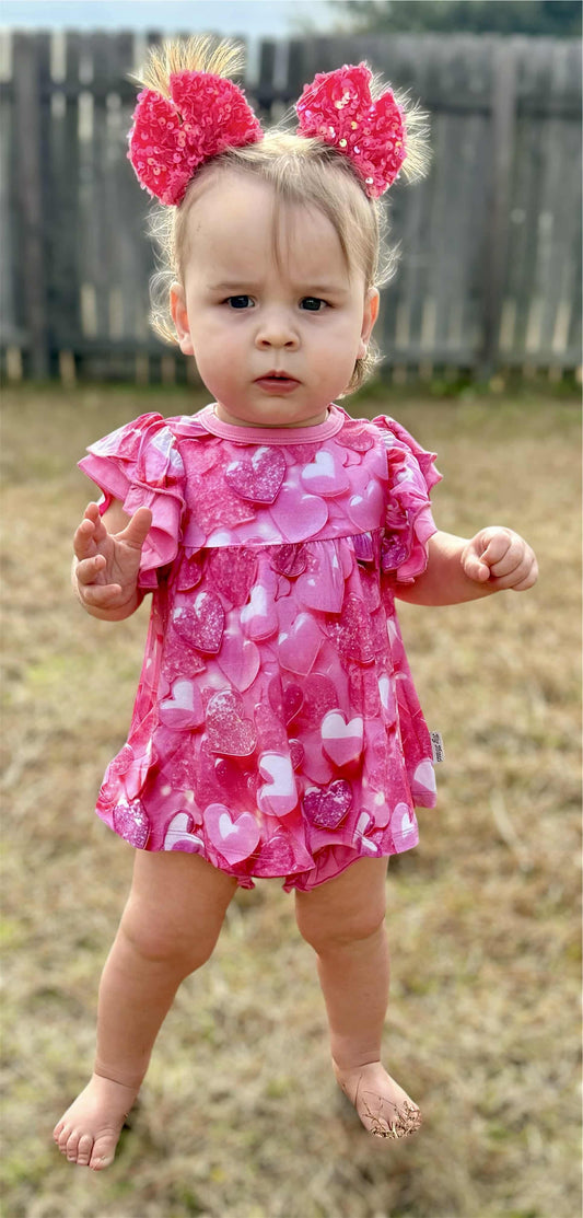 A Mothers Love Ruffle Two Piece Bloomer Set