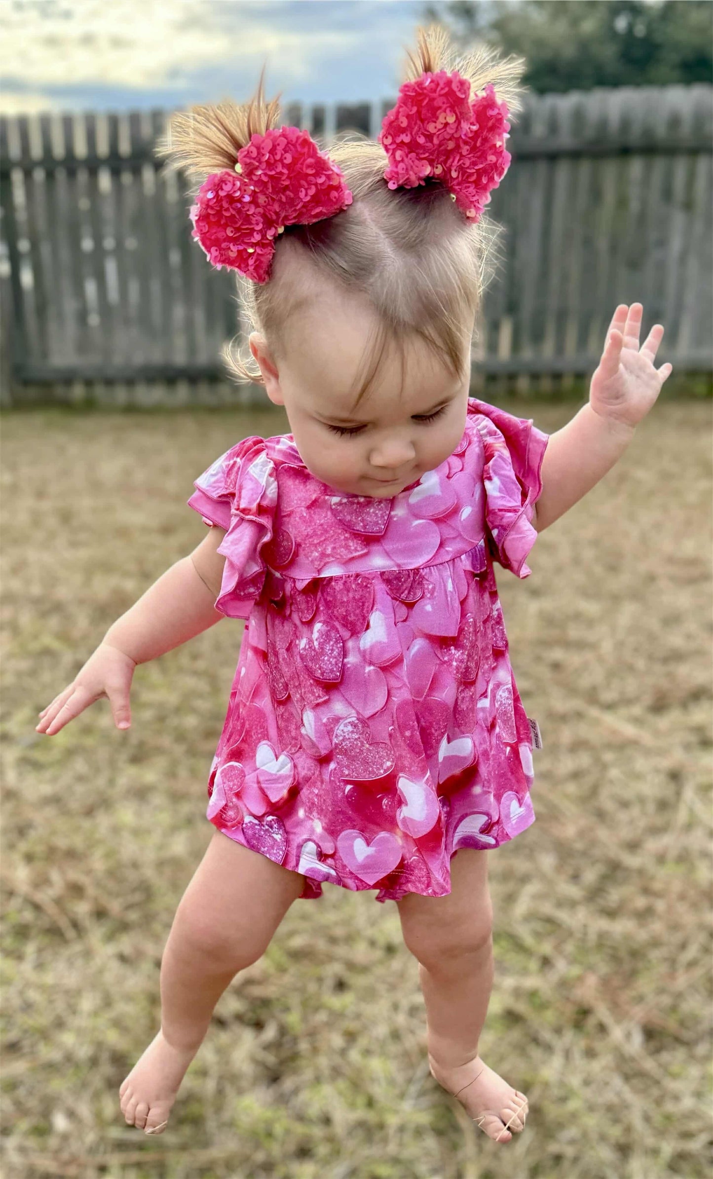 A Mothers Love Ruffle Two Piece Bloomer Set