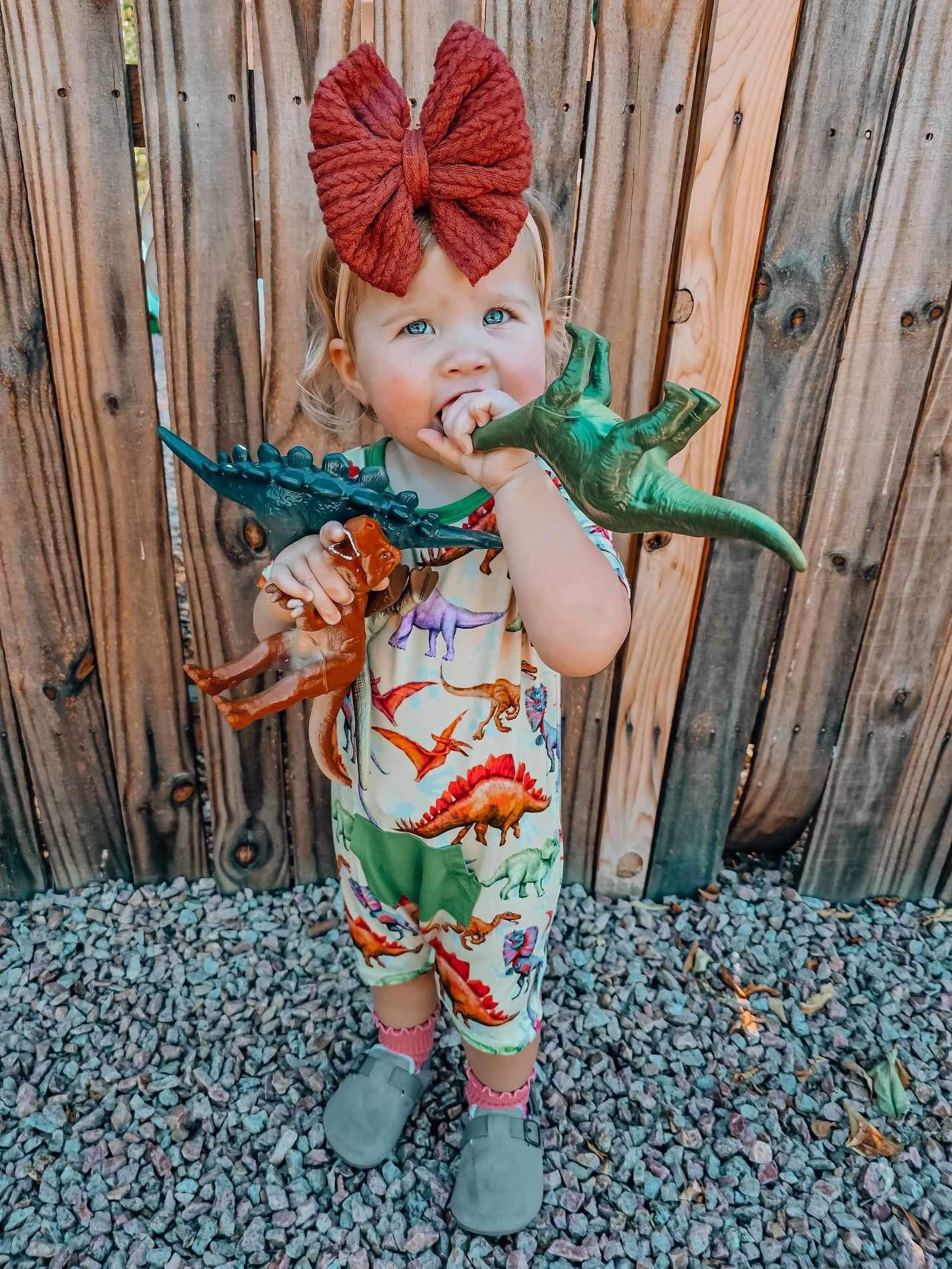 Dino-Threads Shorty Romper