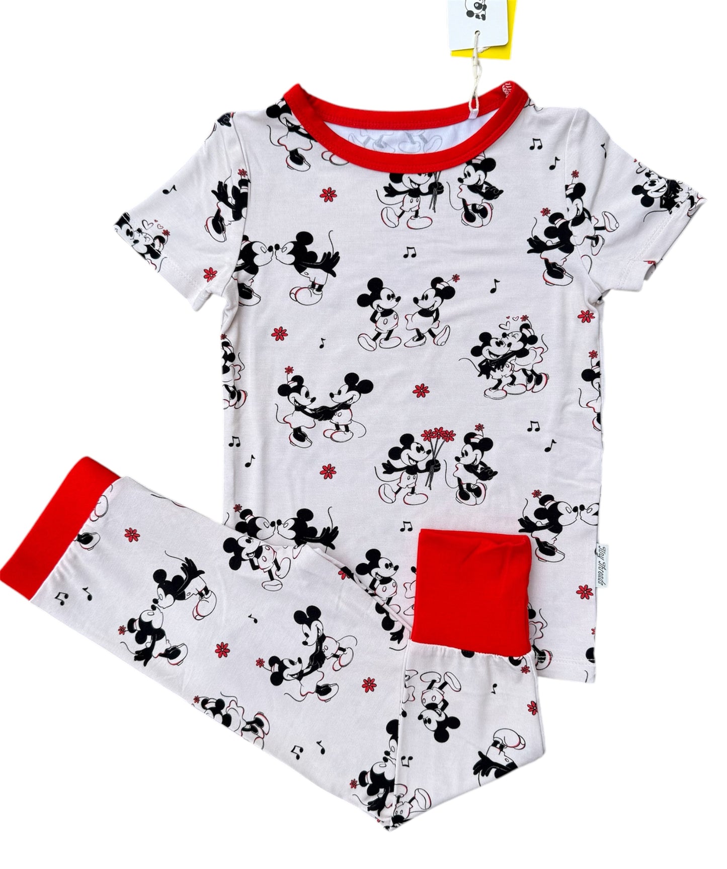 Steamboat Willie’s Timeless Romance Two-Piece Pajamas