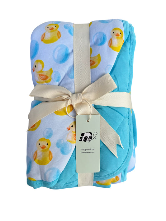 Rubber Ducky Quilted Blanket