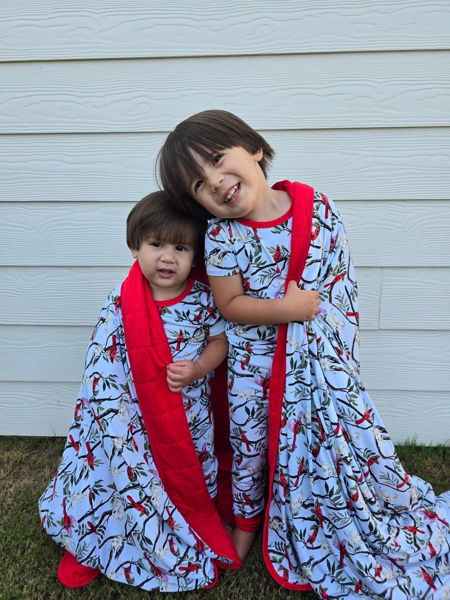 Mary's Cardinal Quilted Blanket