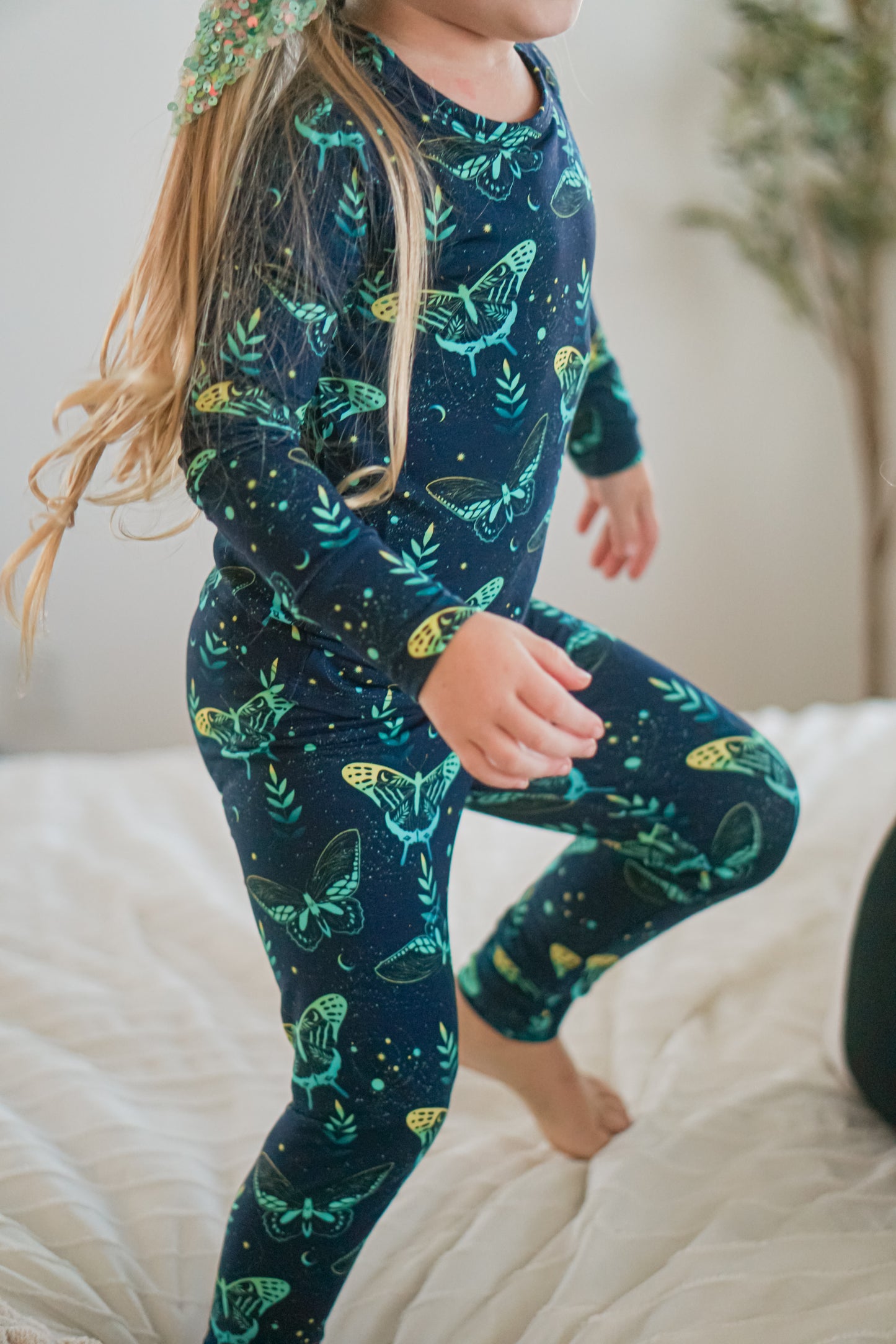 Mystic Moth Two-Piece Pajamas