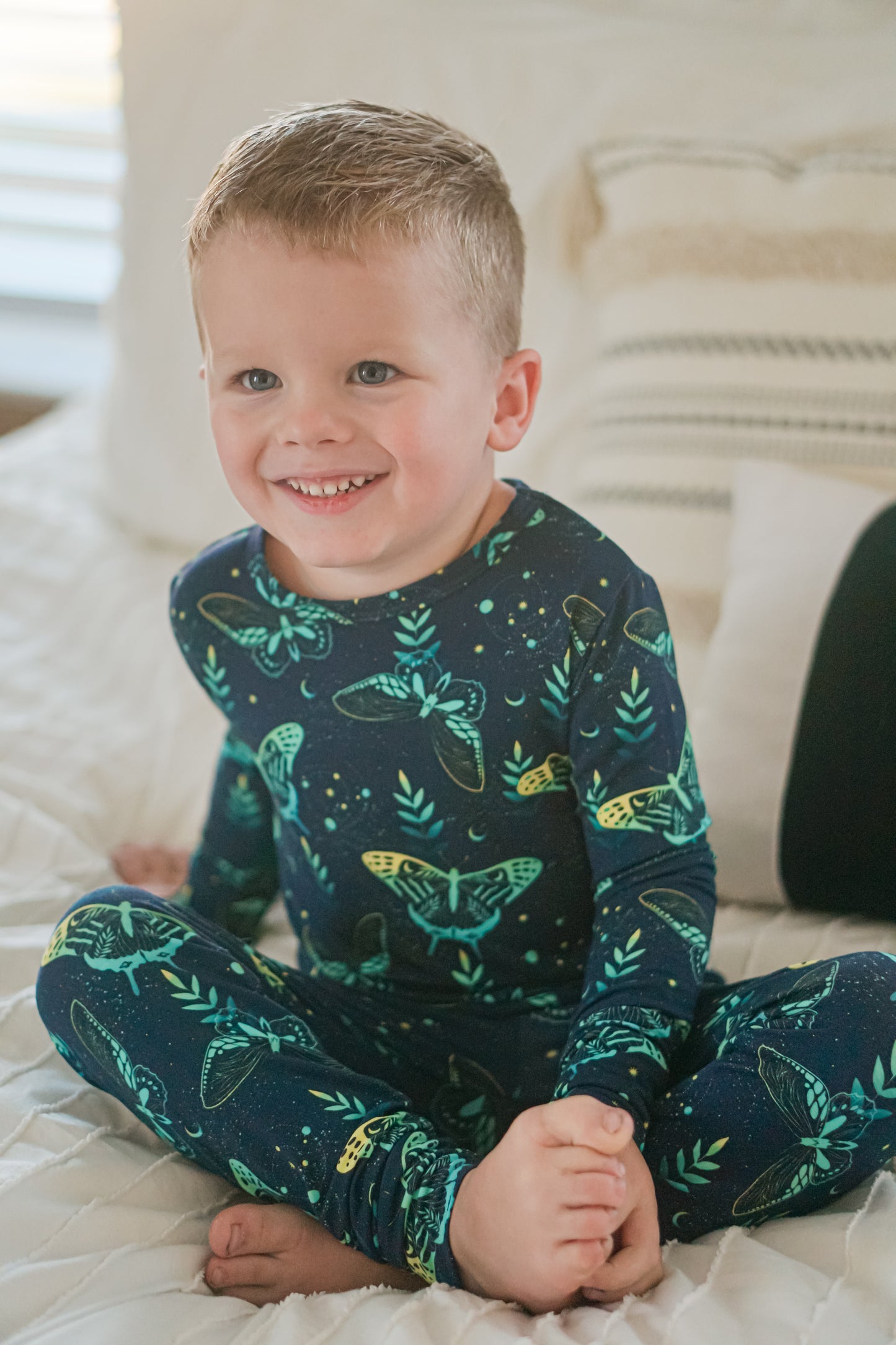 Mystic Moth Two-Piece Pajamas