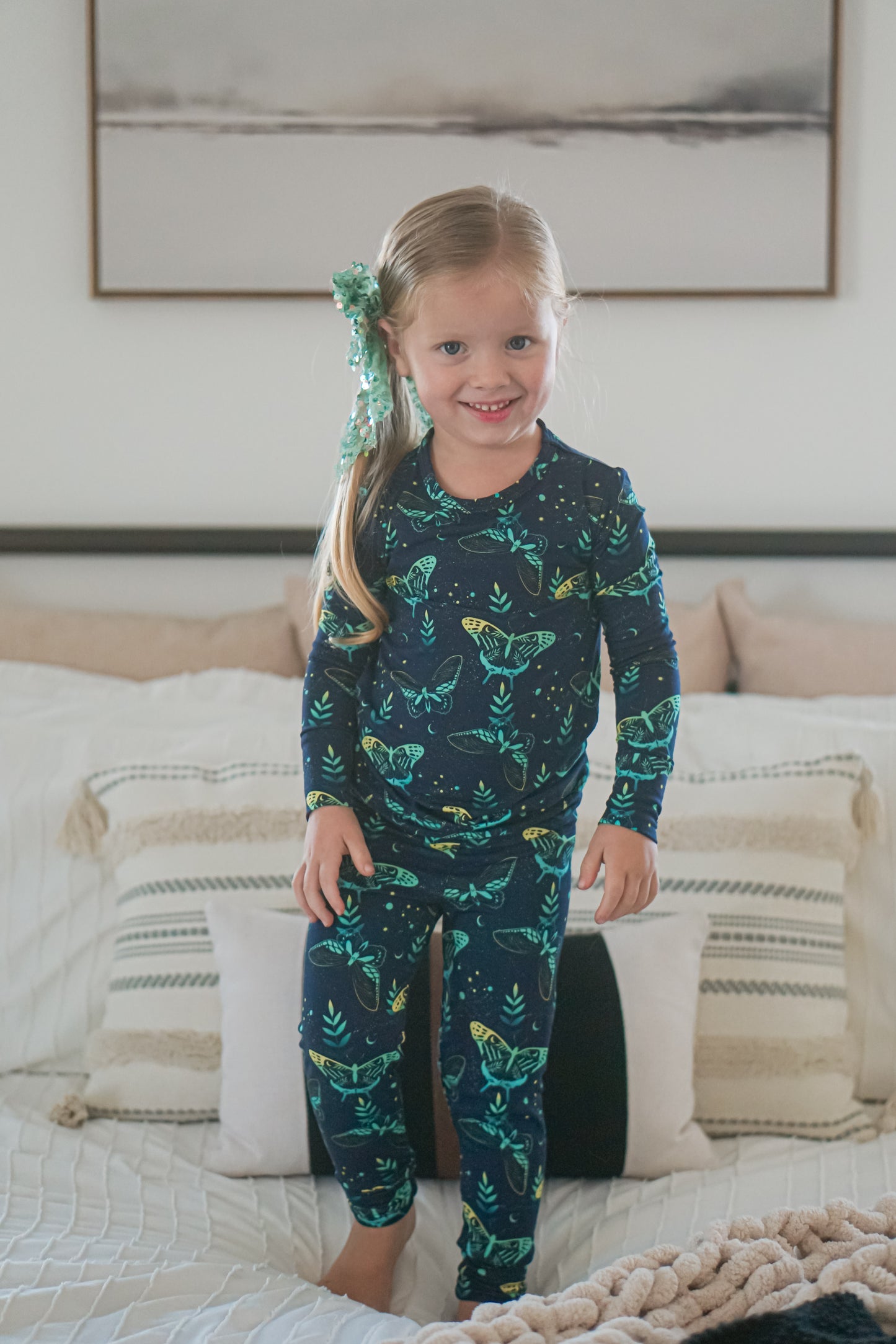 Mystic Moth Two-Piece Pajamas