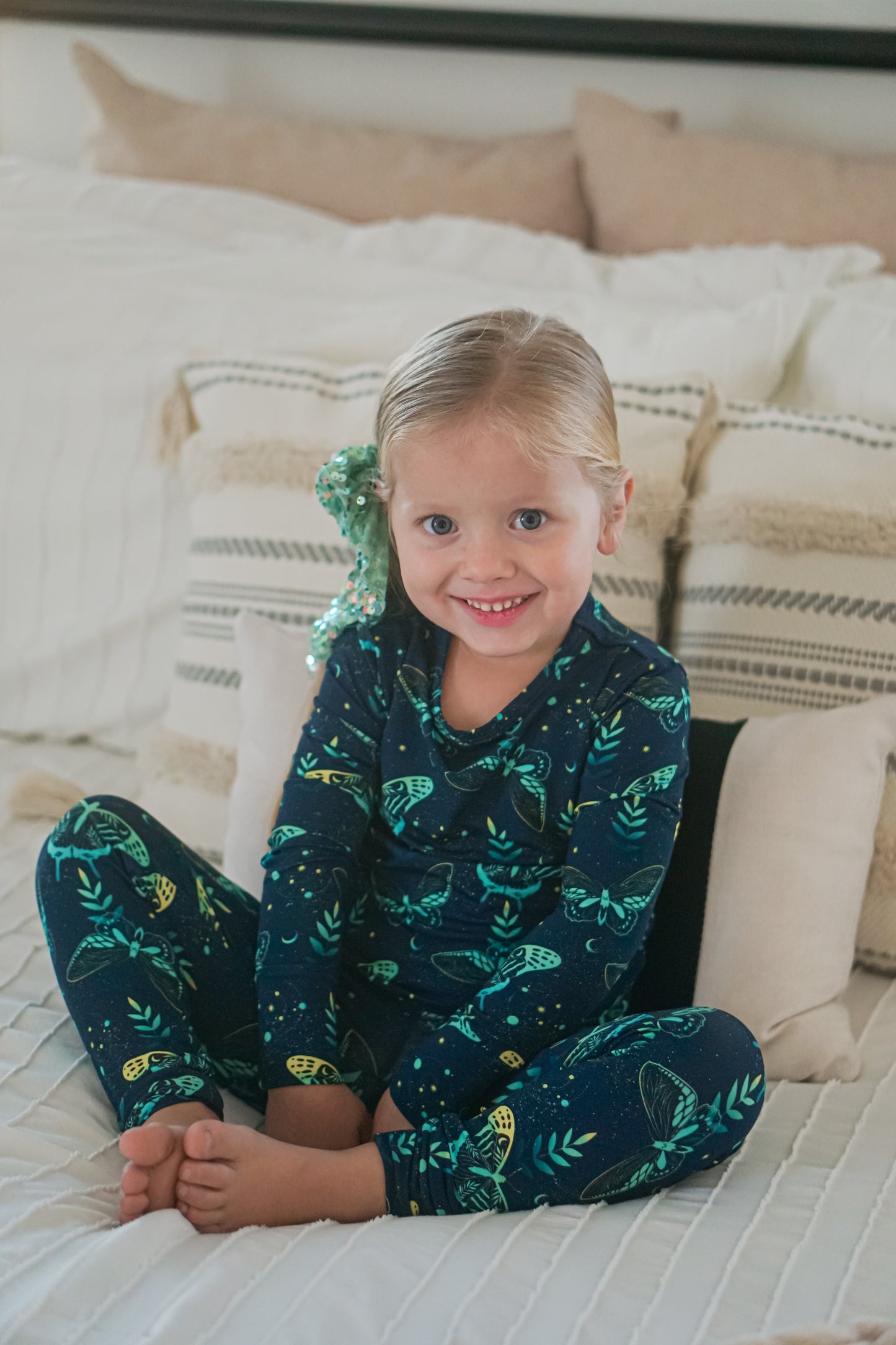 Mystic Moth Two-Piece Pajamas